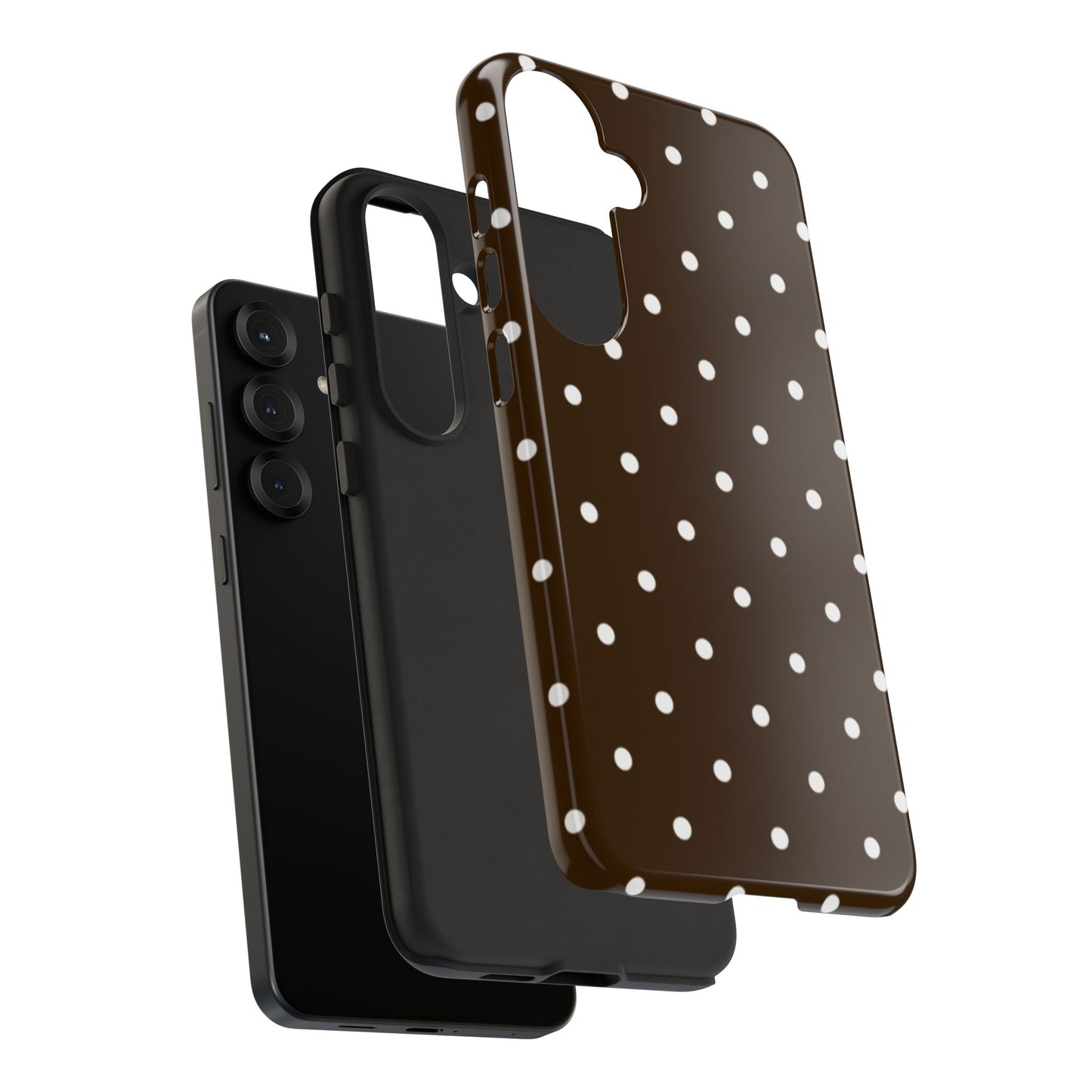 Cacao Polka Dot  — Phone Case Tough Case