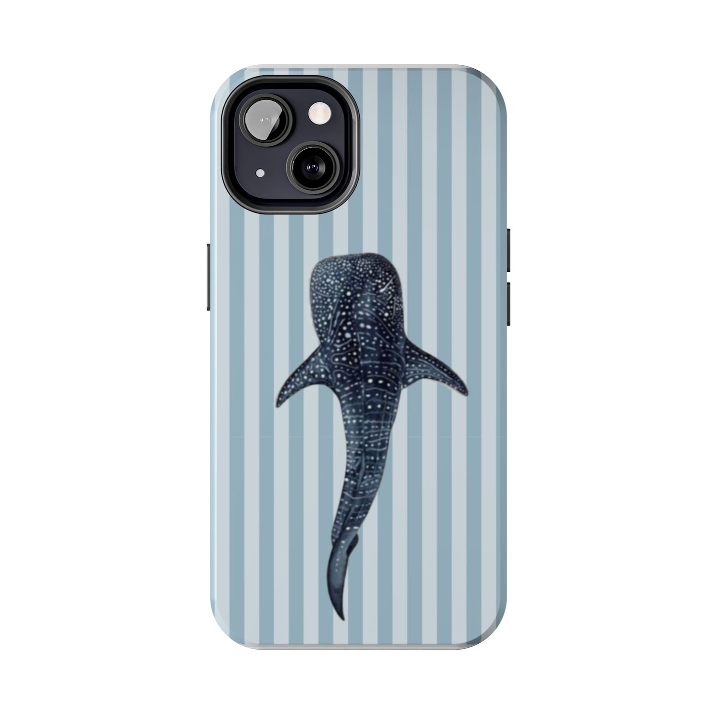 Deep Sea  — Blue Striped Tough Protective Cover