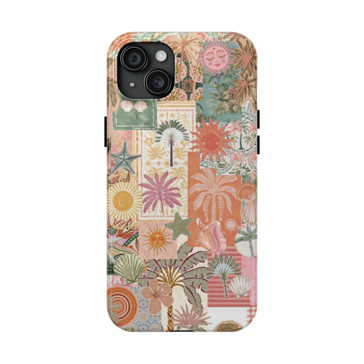 Girls Just Wanna Have Fun! — Tough Phone Case  Retro Tropical Collage iPhone Case