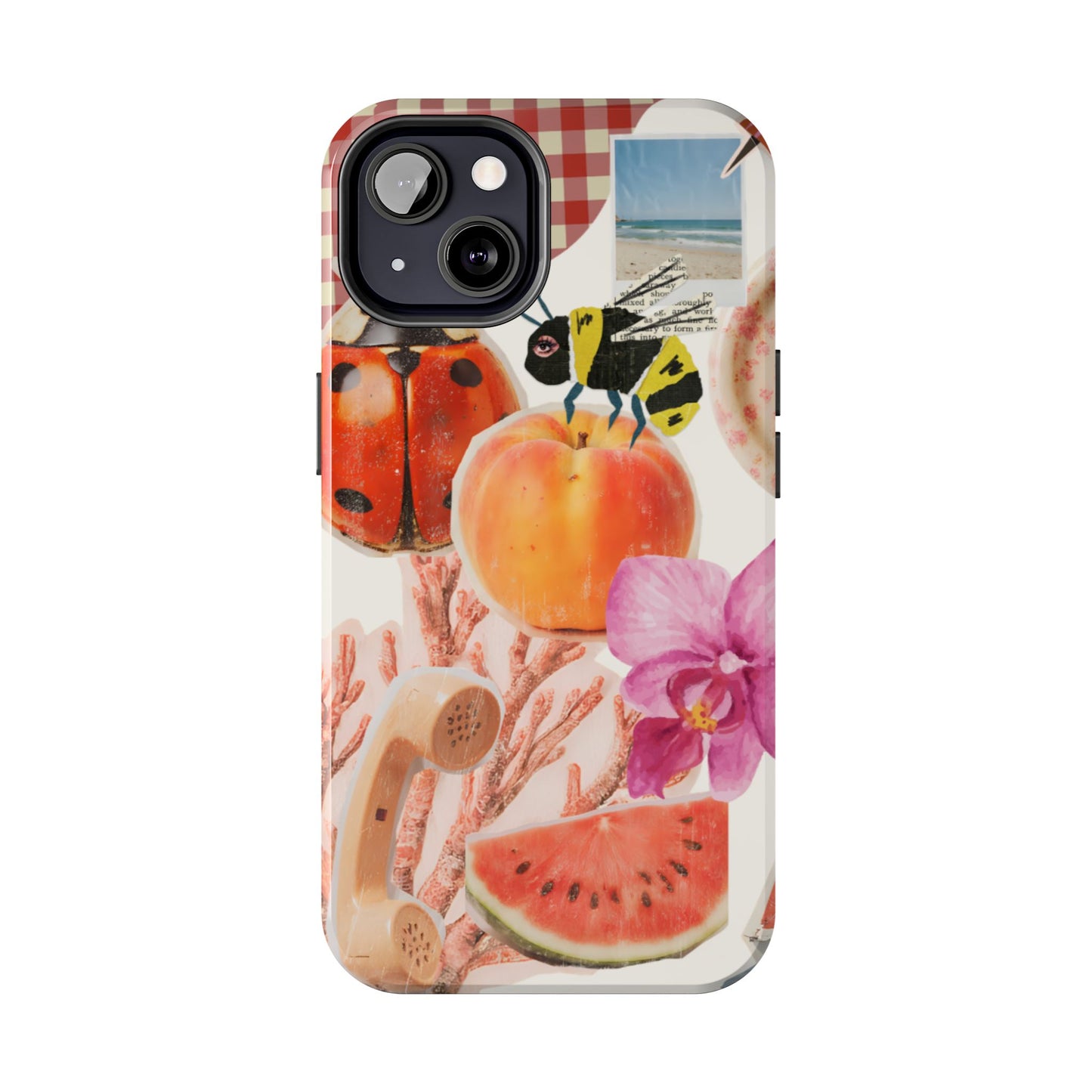 The farmers Market — Floral Fruit Collage Tough Phone Case