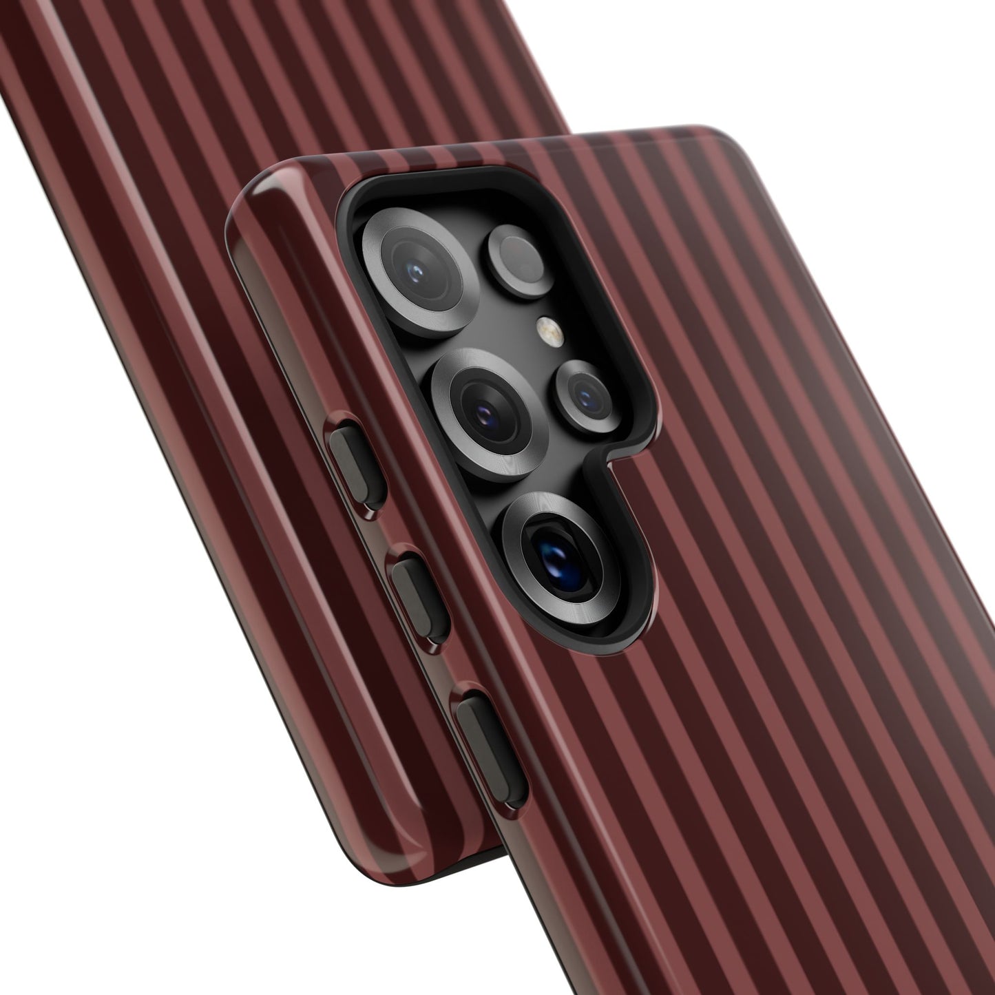 Striped Double Burgundy  — Tough Phone Case