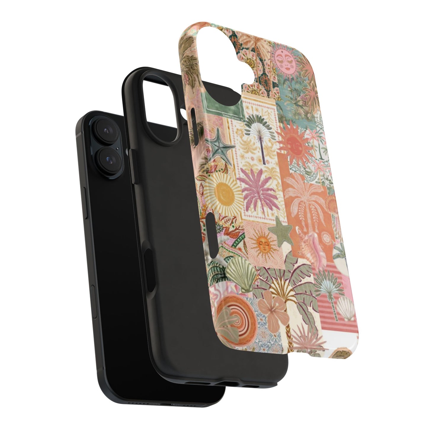 Girls Just Wanna Have Fun! — Tough Phone Case  Retro Tropical Collage iPhone Case