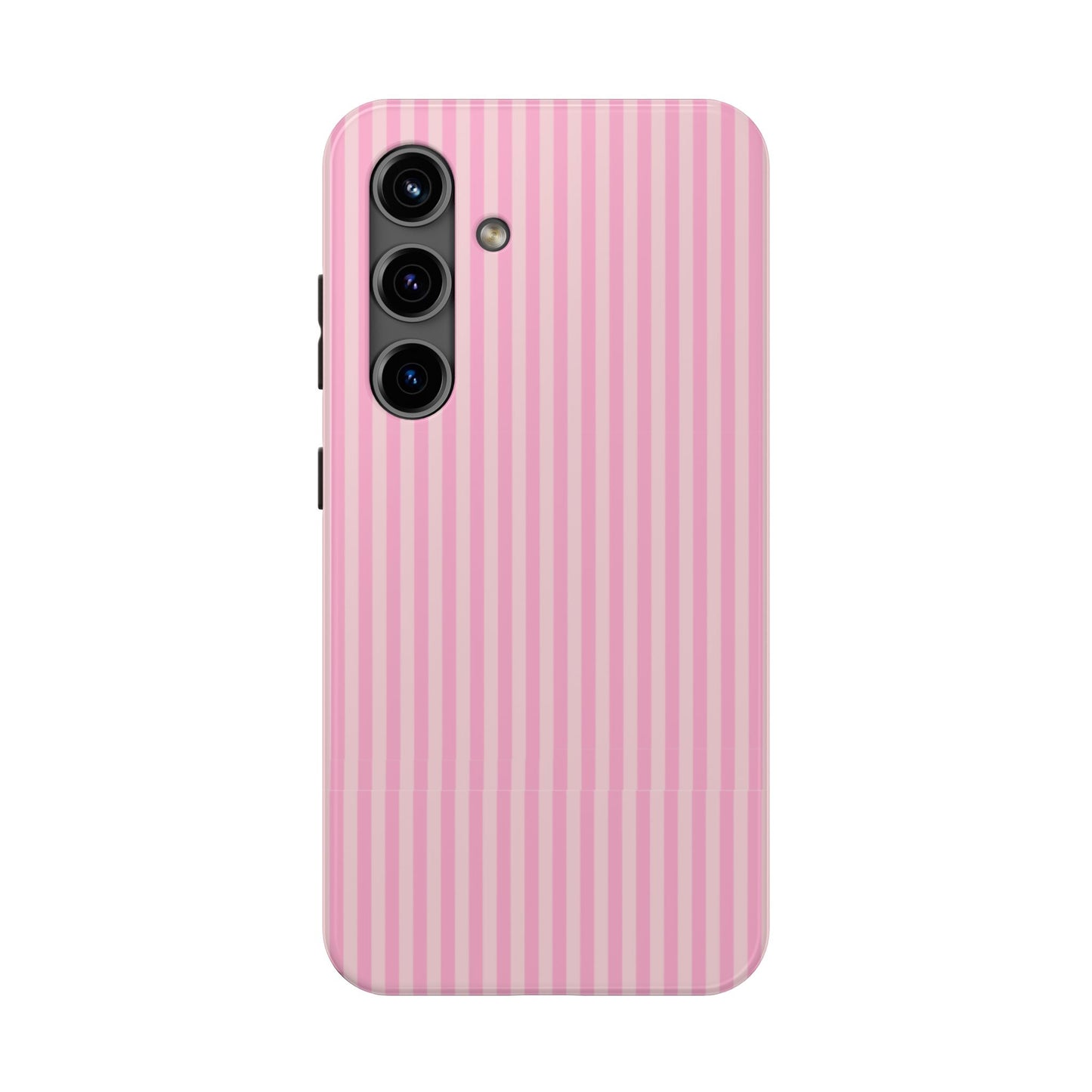 Pretty In Pink  – Pink Vertical Stripe Tough Phone Case