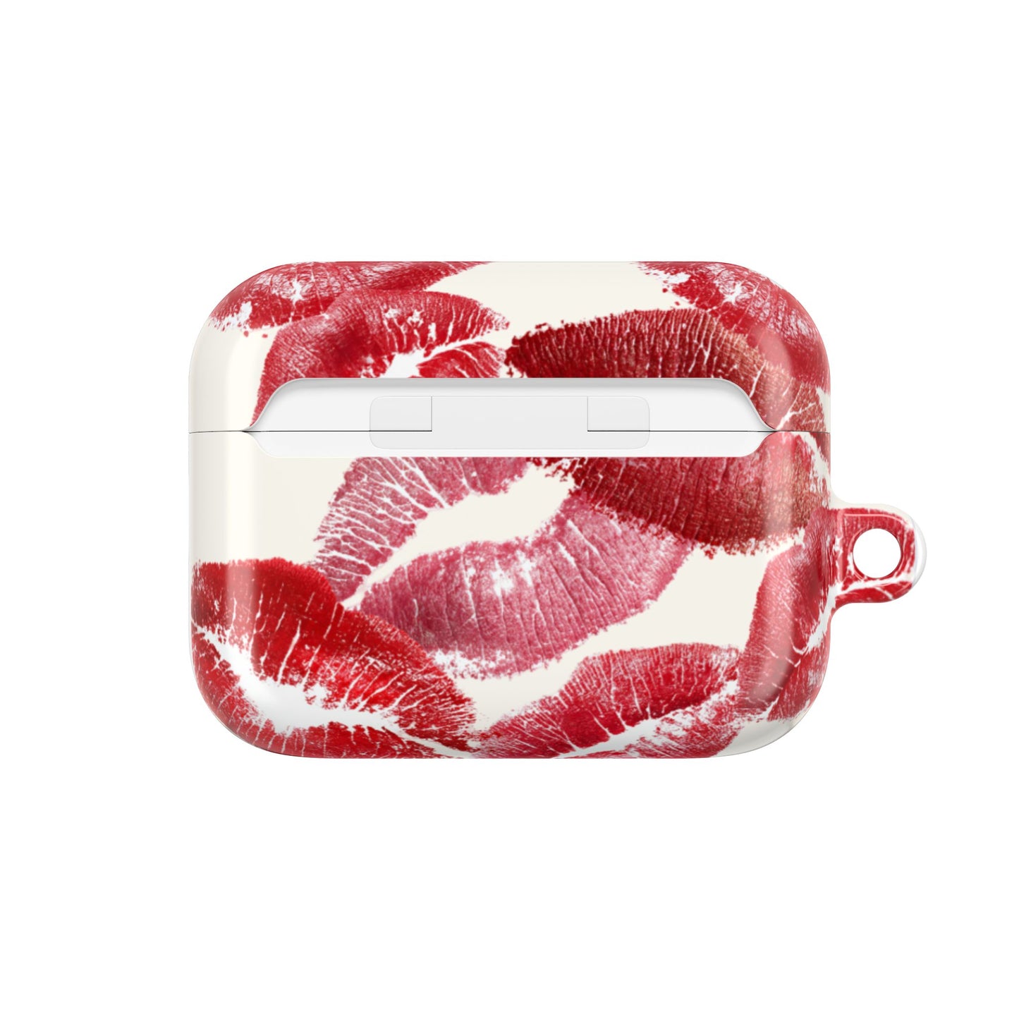 Kissing Booth — Kiss Print AirPod Case Red Lipstick Pattern Protective Cover