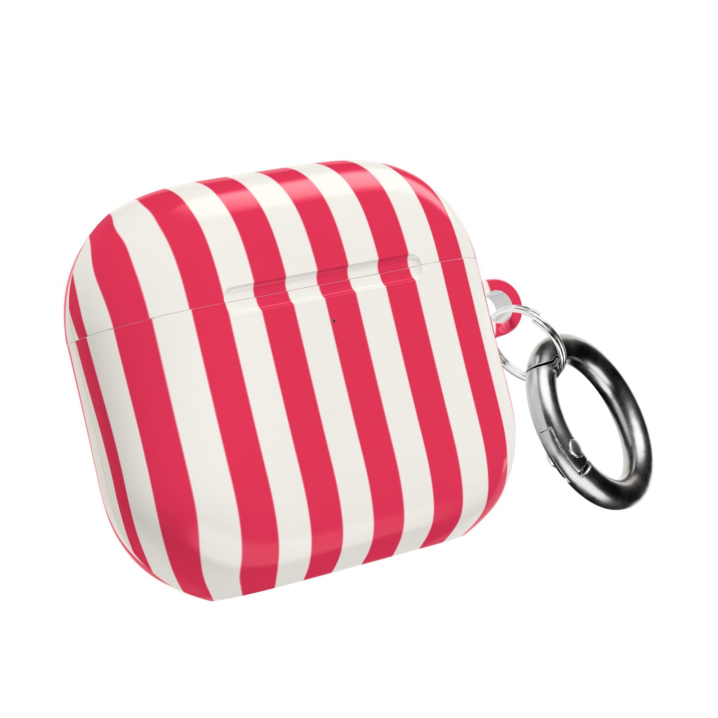 Red and White Stripe AirPod Case |  Stripe Protective Cover