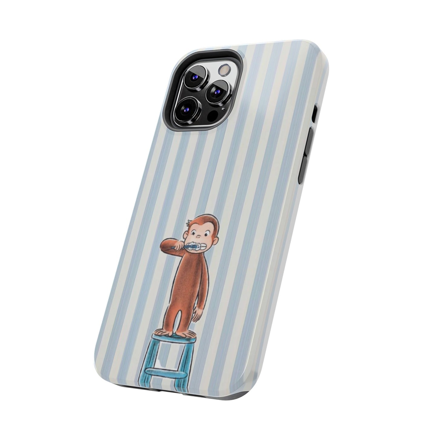 Curious George, Brushing Teeth — Monkey Brushing Tooth Tough Phone Case