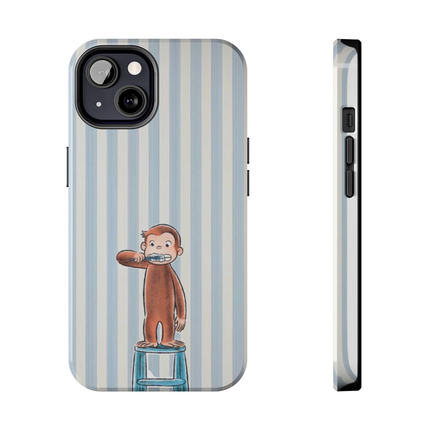 Curious George, Brushing Teeth — Monkey Brushing Tooth Tough Phone Case