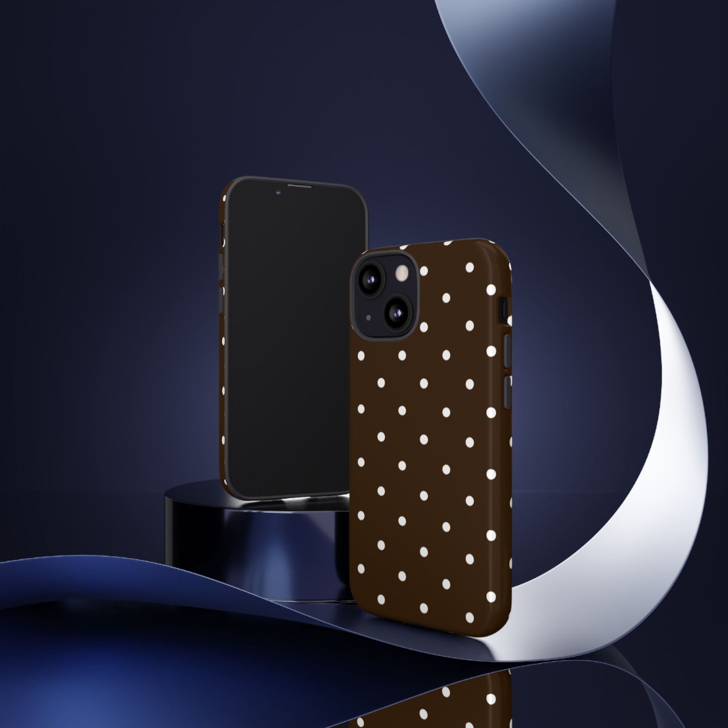 Cacao Polka Dot  — Phone Case Tough Case