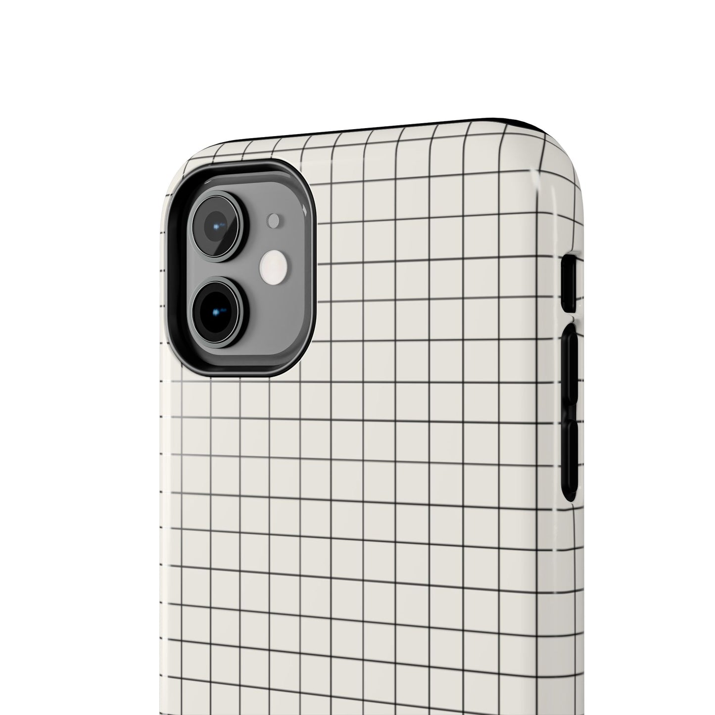 The Architect |Tough Phone Case Minimal Graph Paper Design