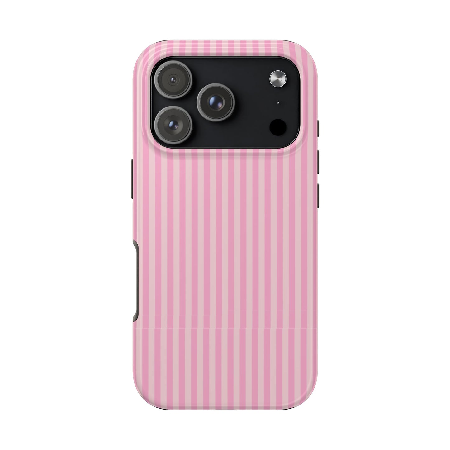 Pretty In Pink  – Pink Vertical Stripe Tough Phone Case