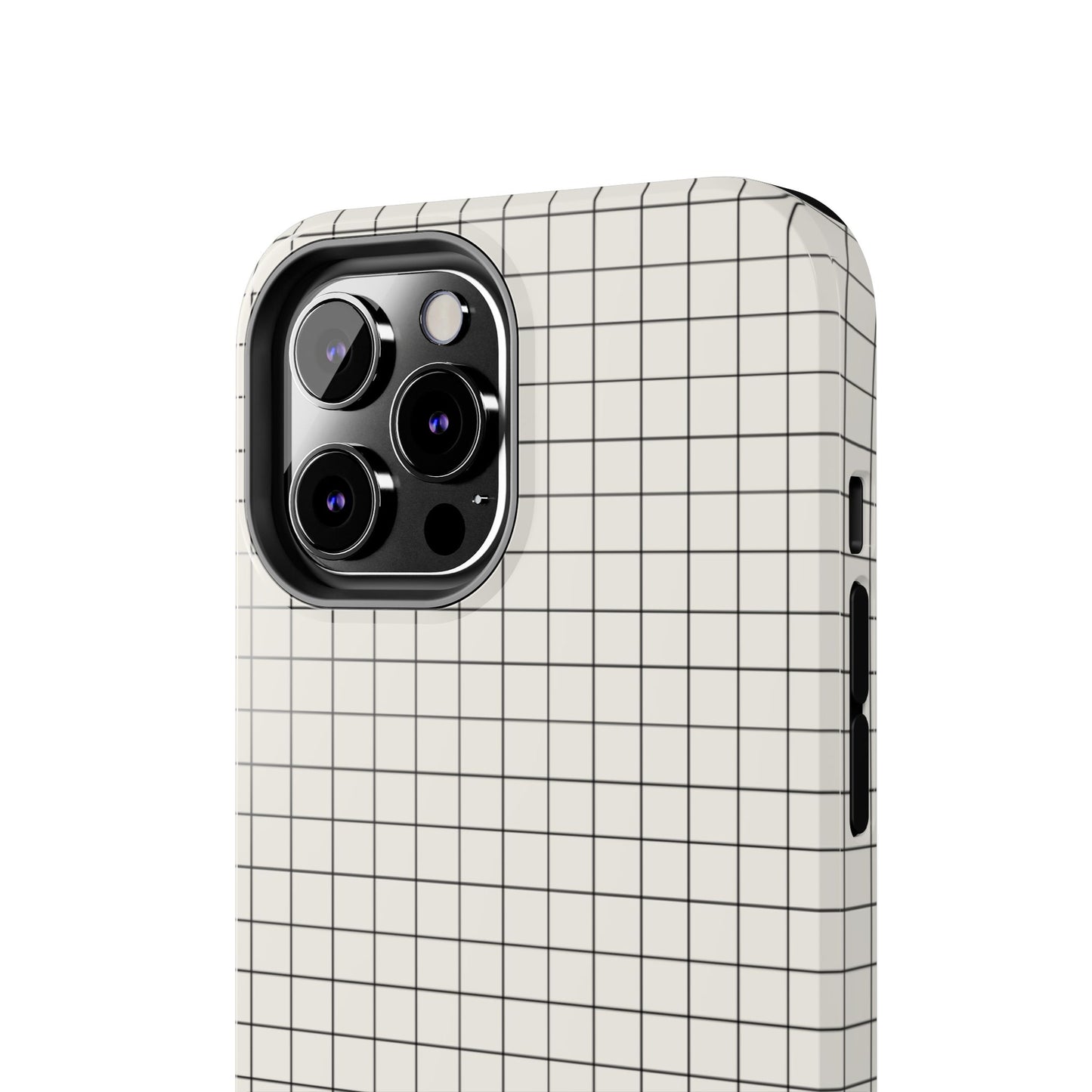 The Architect |Tough Phone Case Minimal Graph Paper Design