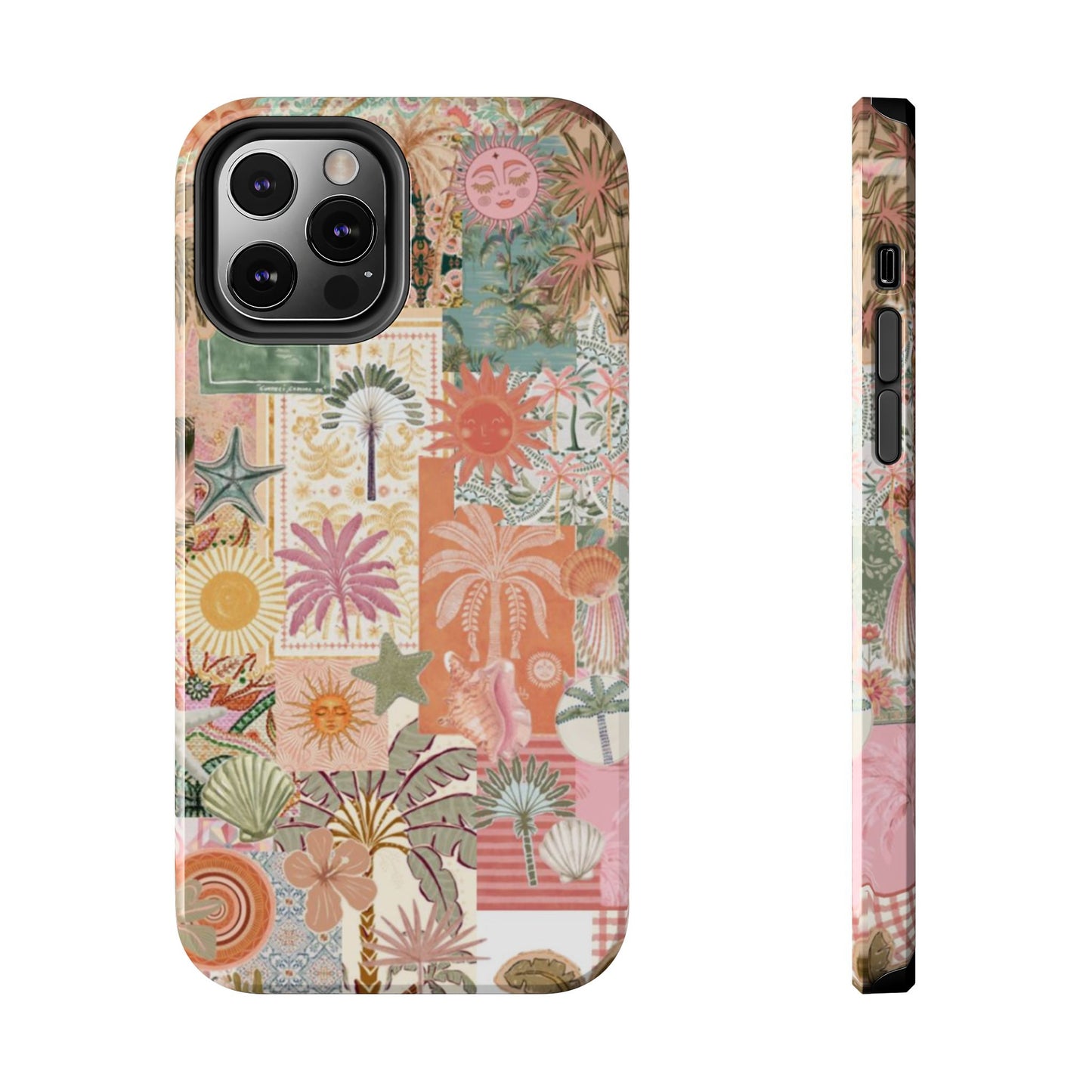 Girls Just Wanna Have Fun! — Tough Phone Case  Retro Tropical Collage iPhone Case