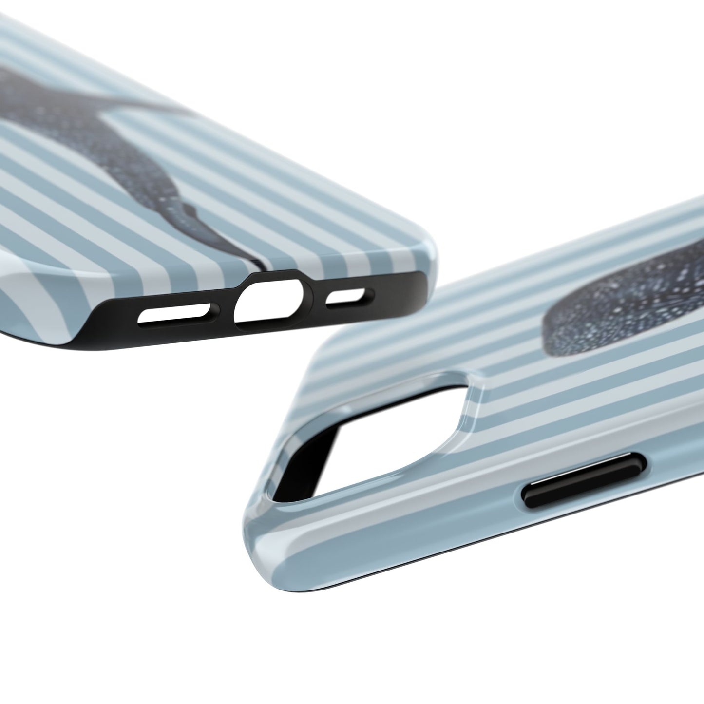 Deep Sea  — Blue Striped Tough Protective Cover