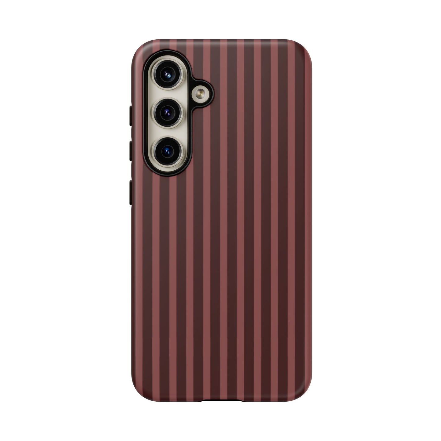 Striped Double Burgundy  — Tough Phone Case