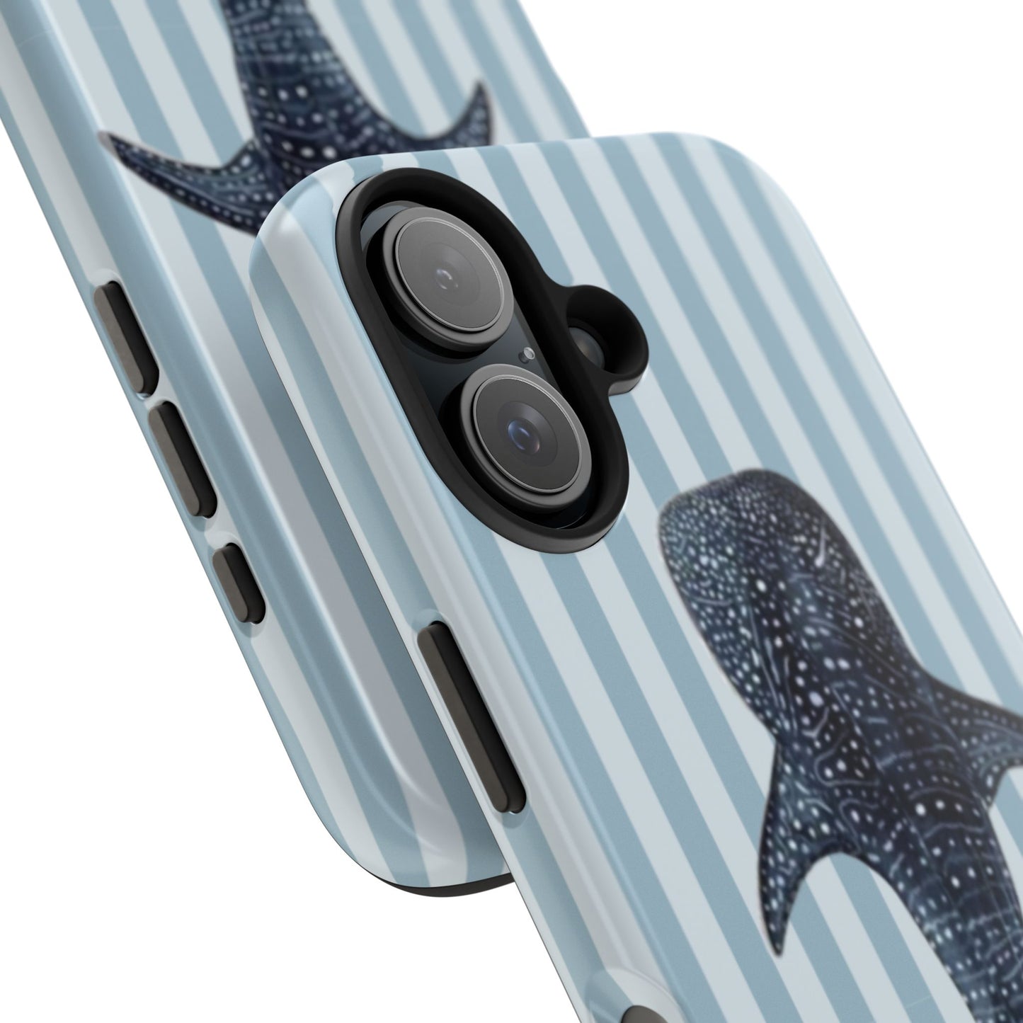 Deep Sea  — Blue Striped Tough Protective Cover