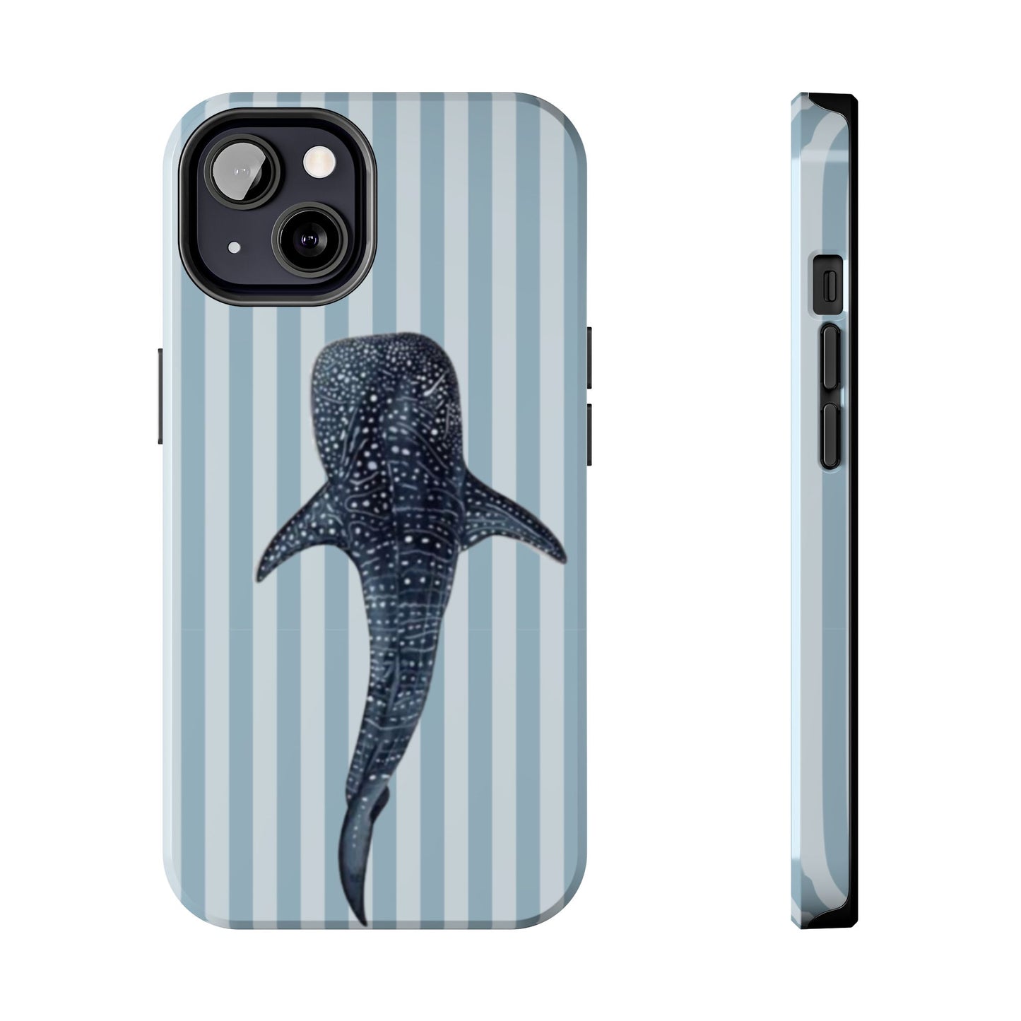 Deep Sea  — Blue Striped Tough Protective Cover