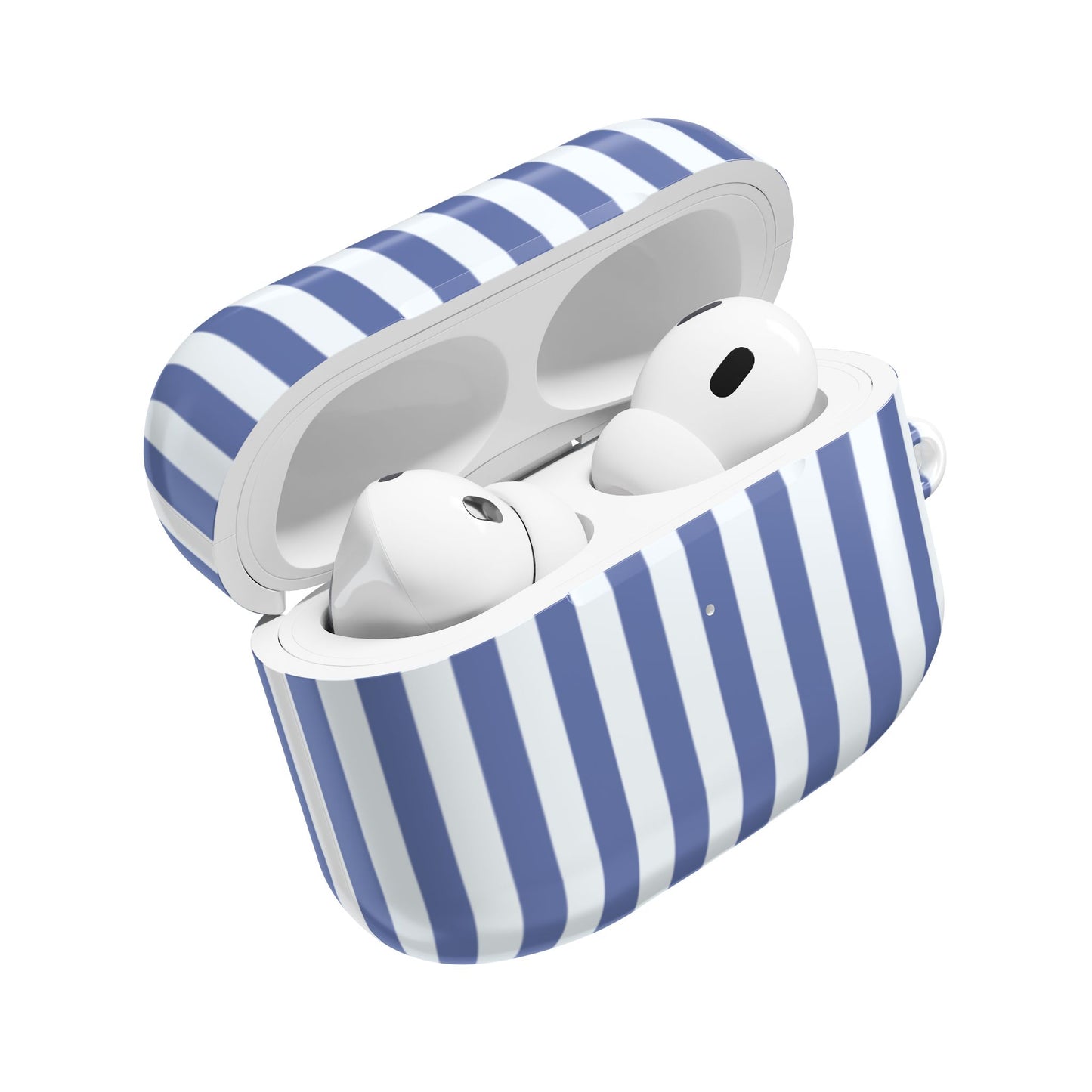High Tide — Striped Blue & White AirPod Case  Nautical Protective Cover