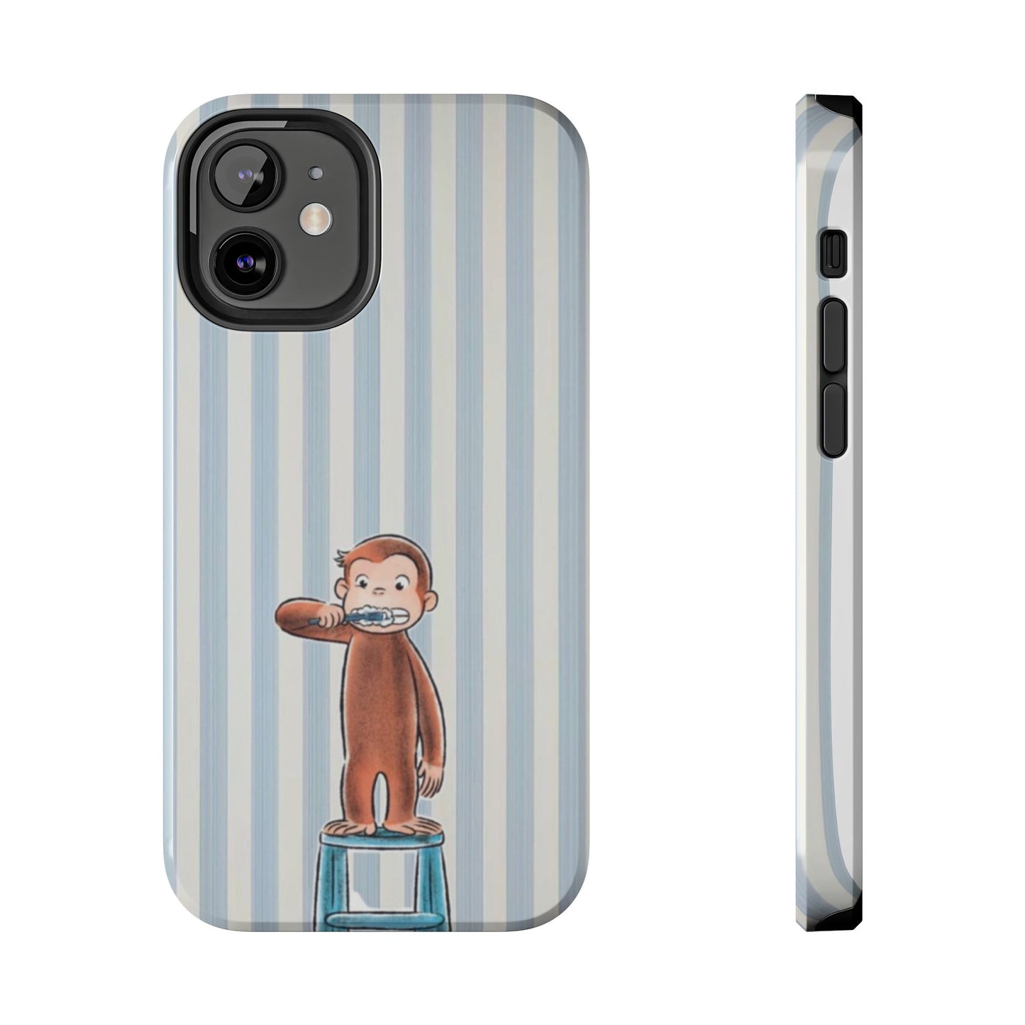 Curious George, Brushing Teeth — Monkey Brushing Tooth Tough Phone Case