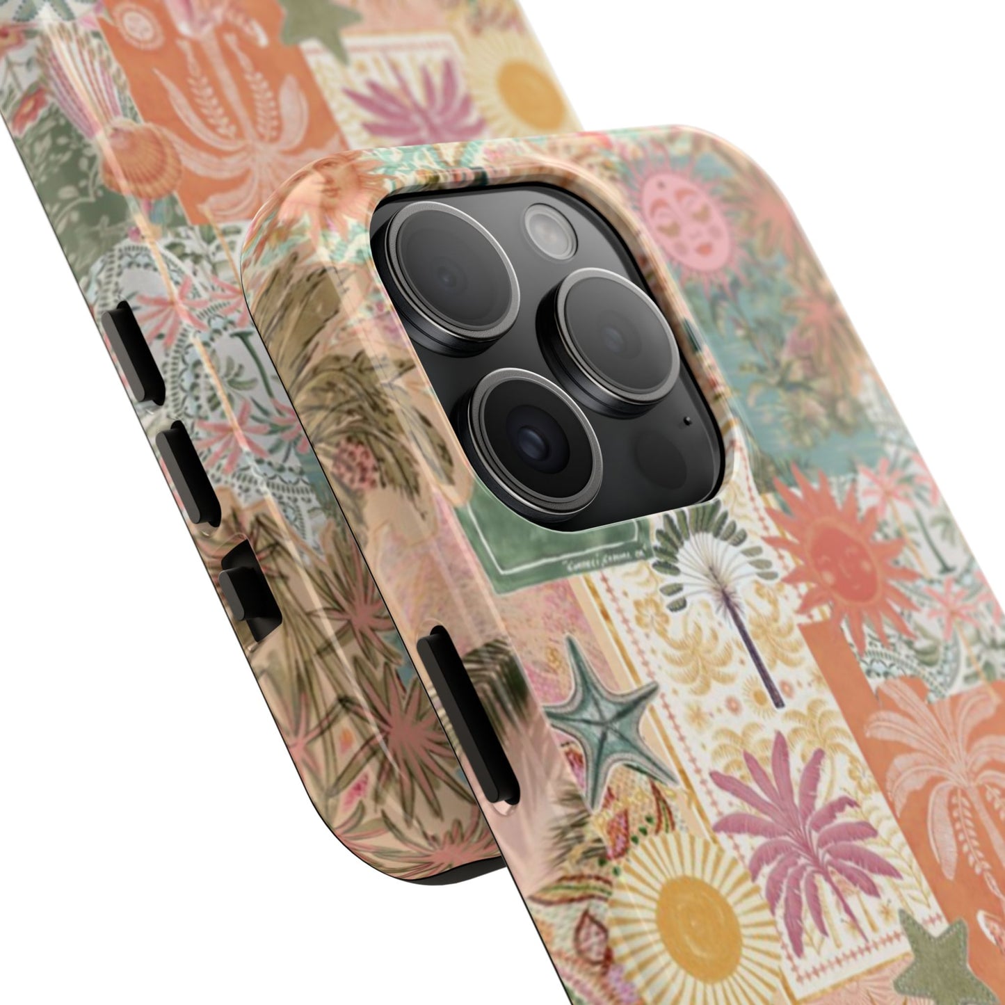 Girls Just Wanna Have Fun! — Tough Phone Case  Retro Tropical Collage iPhone Case