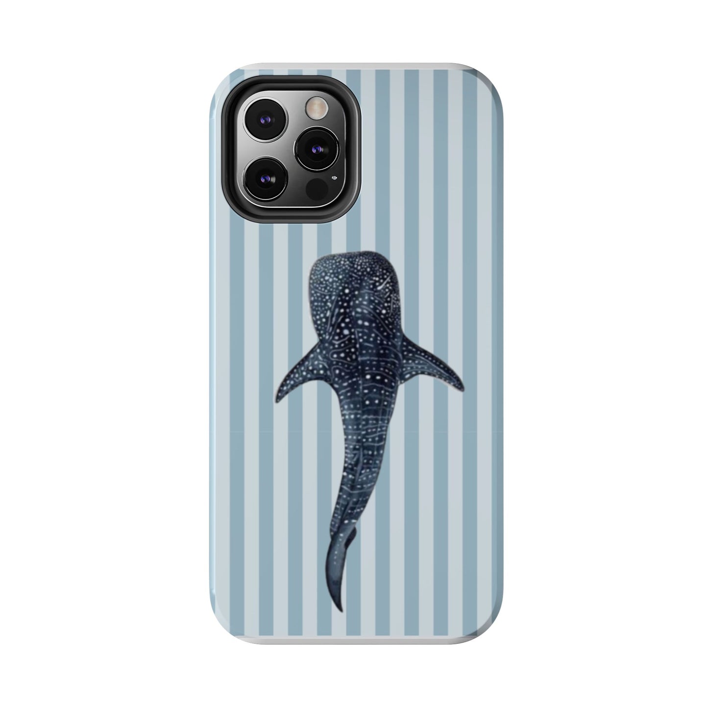 Deep Sea  — Blue Striped Tough Protective Cover