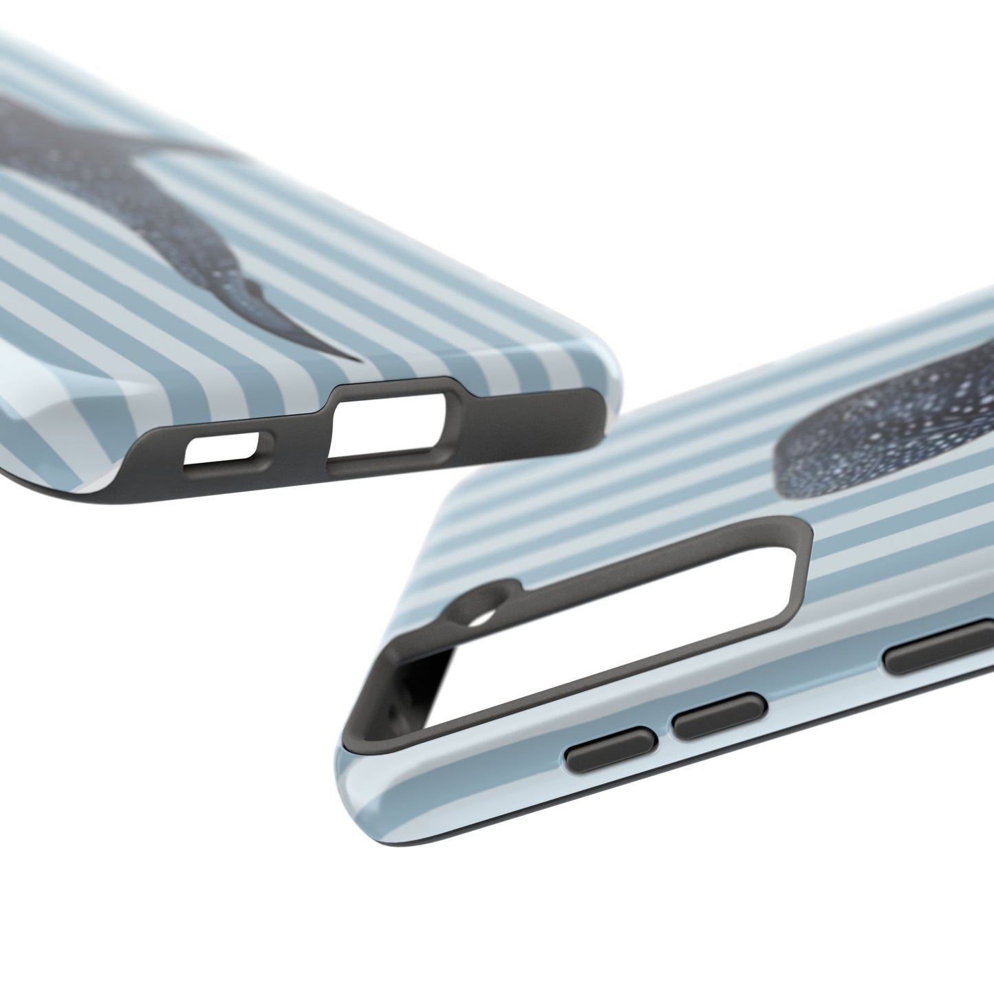 Deep Sea  — Blue Striped Tough Protective Cover