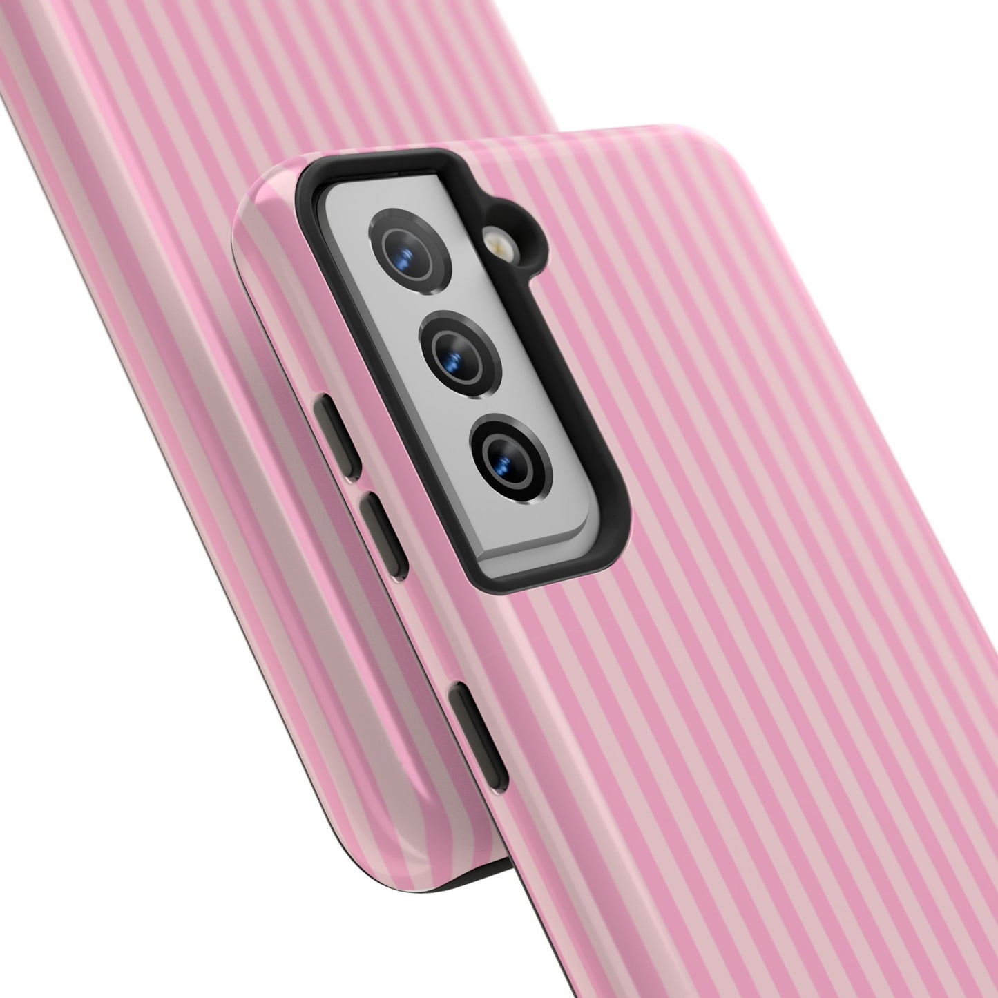 Pretty In Pink  – Pink Vertical Stripe Tough Phone Case