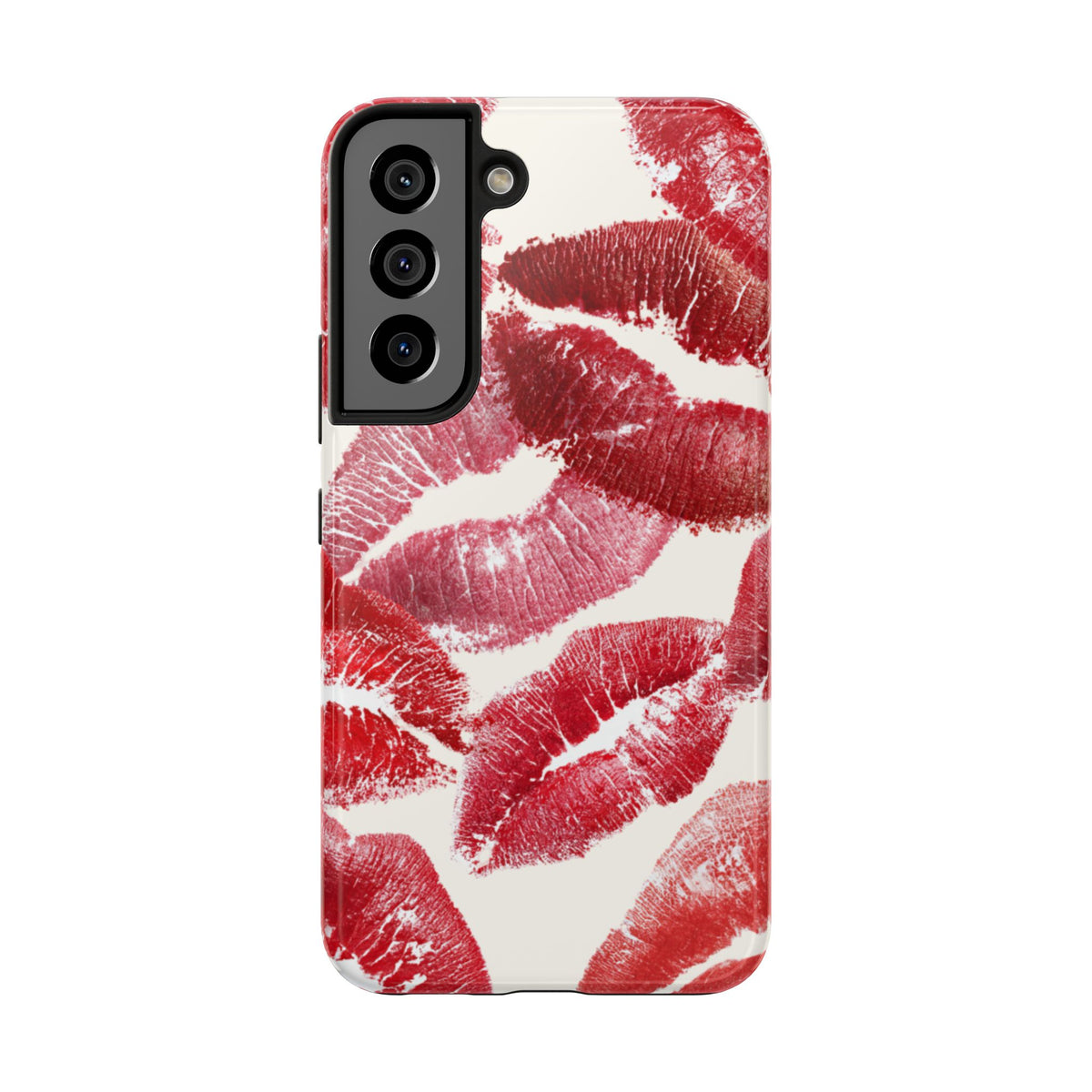 Red Lipstick Kiss Pattern Phone Case | Tough Phone Case