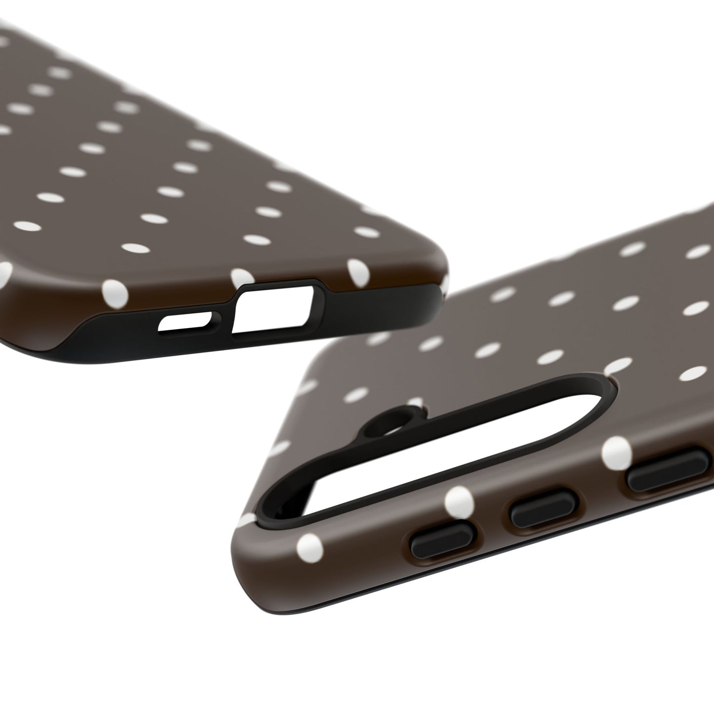 Cacao Polka Dot  — Phone Case Tough Case