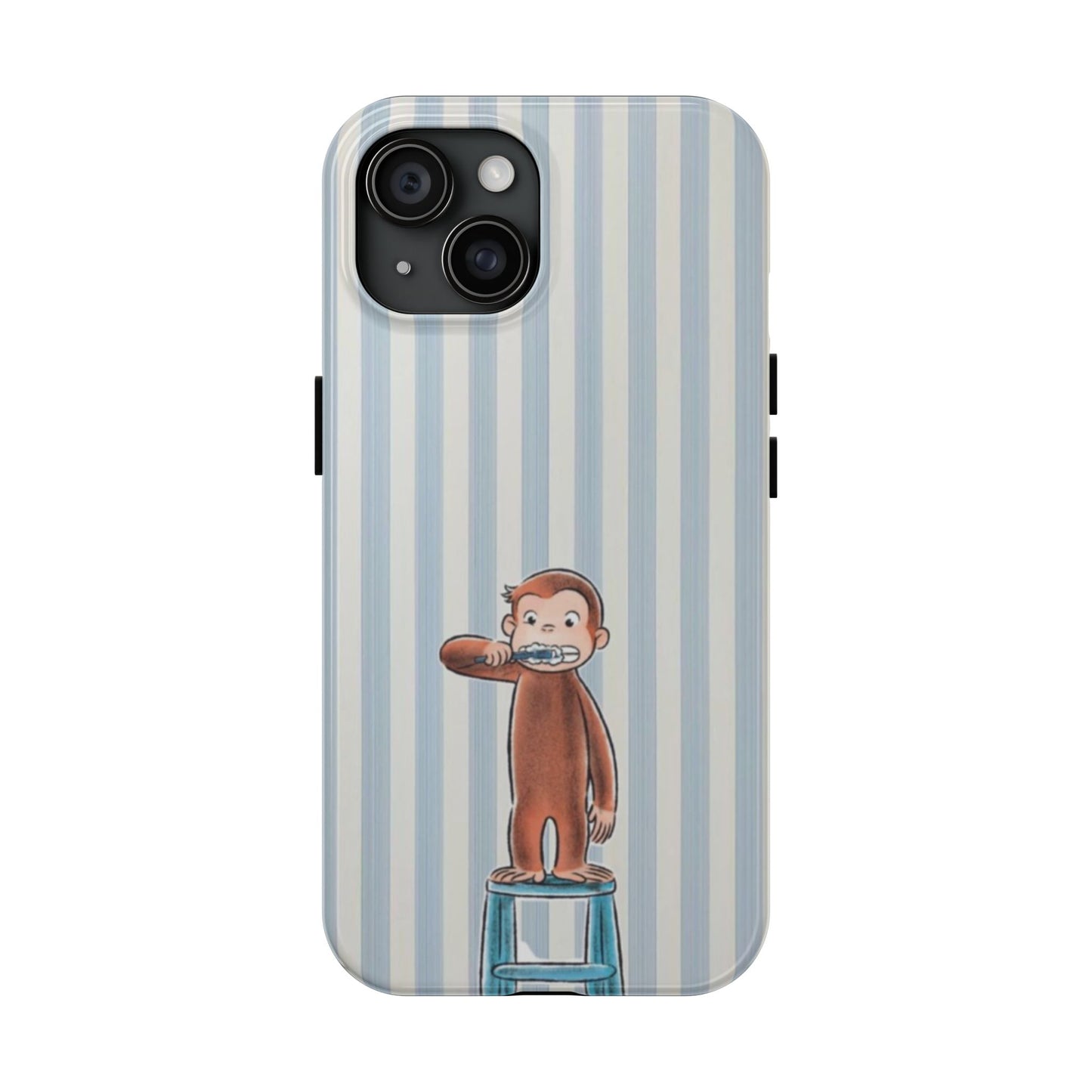 Curious George, Brushing Teeth — Monkey Brushing Tooth Tough Phone Case