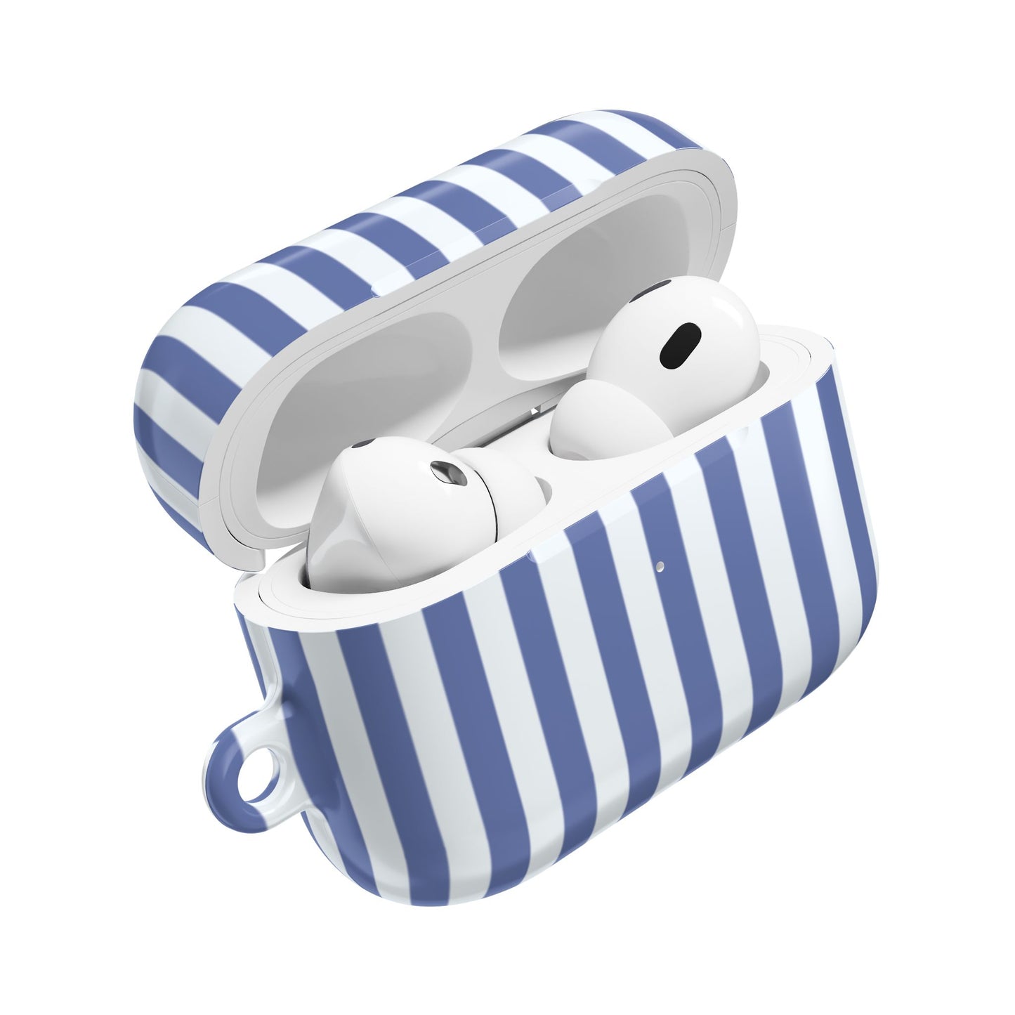 High Tide — Striped Blue & White AirPod Case  Nautical Protective Cover