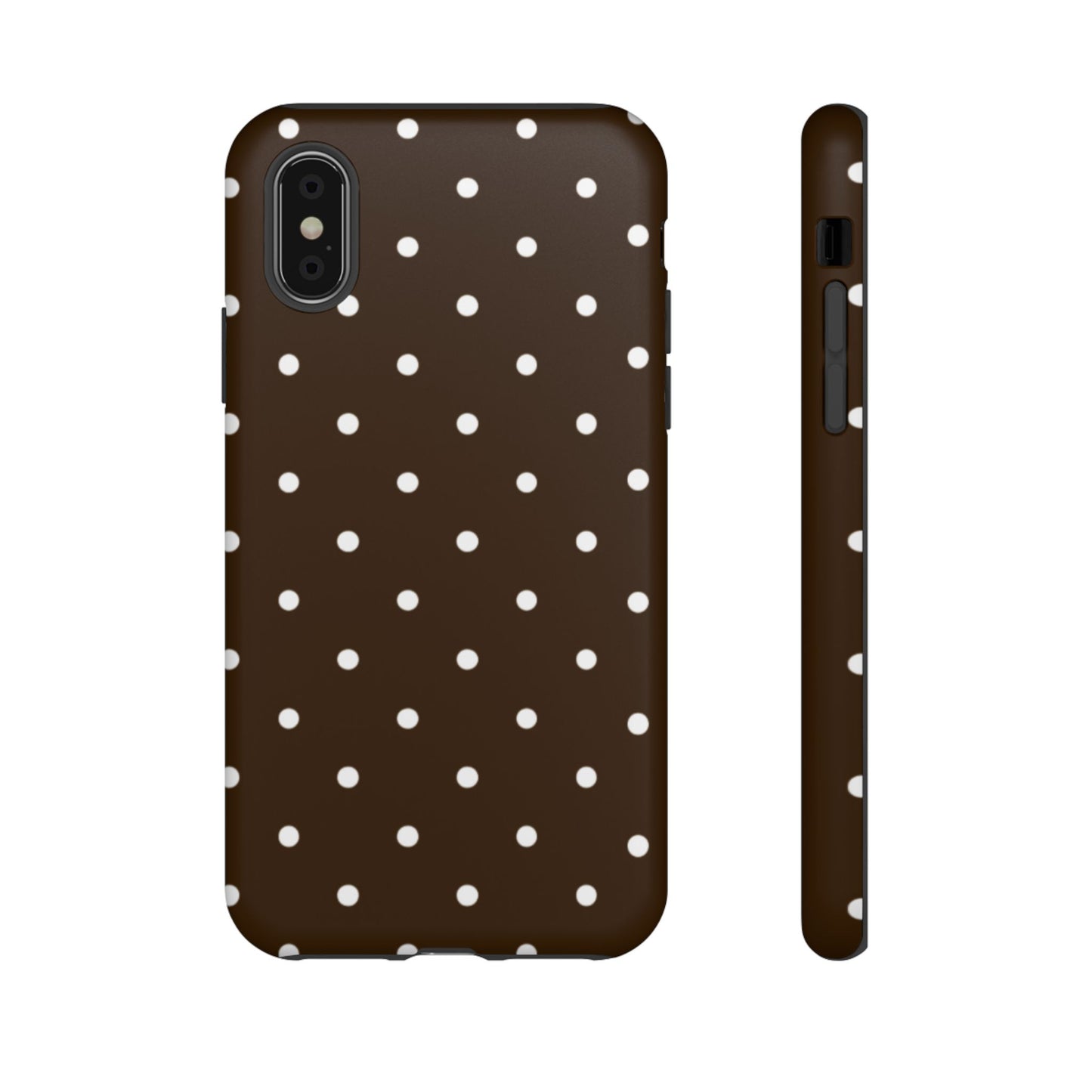 Cacao Polka Dot  — Phone Case Tough Case