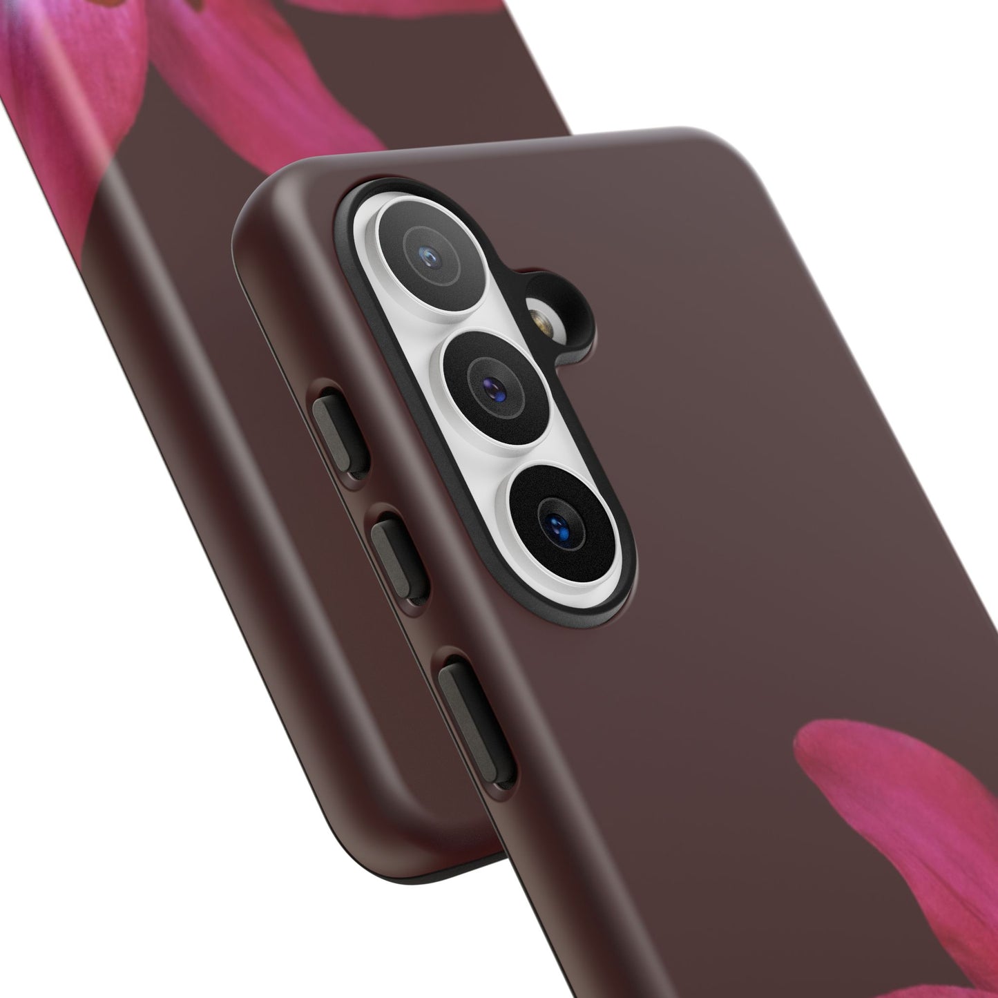 Burgundy Lily Floral – Phone Case Tough Case