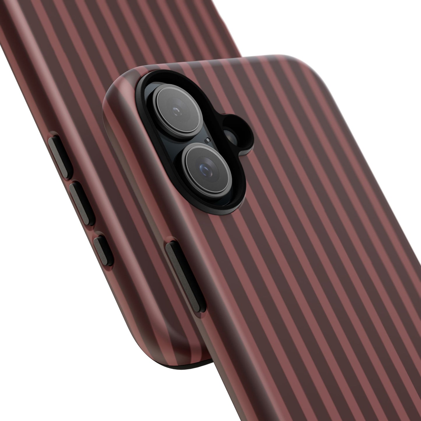Striped Double Burgundy  — Tough Phone Case