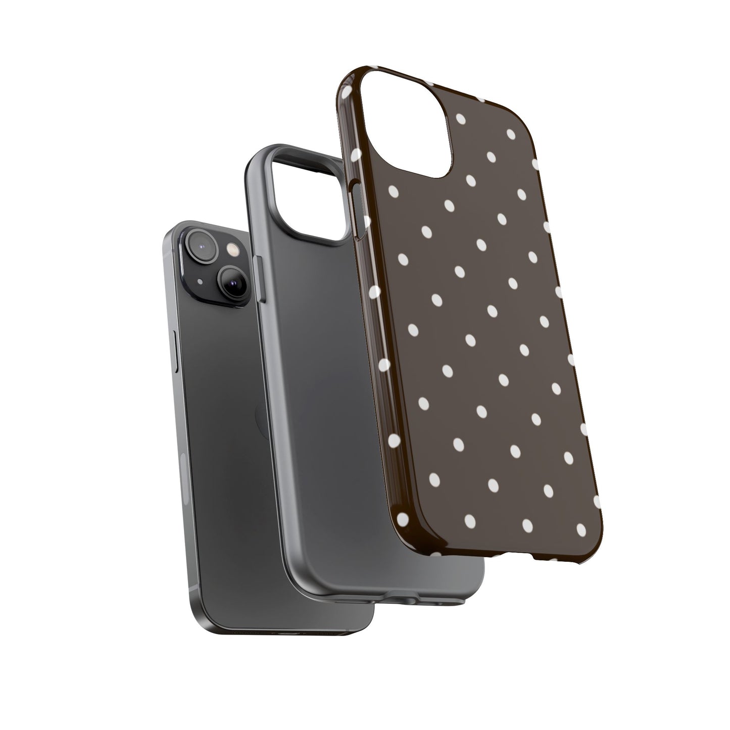 Cacao Polka Dot  — Phone Case Tough Case