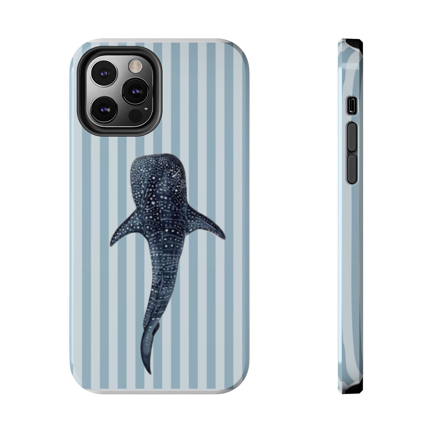 Deep Sea  — Blue Striped Tough Protective Cover