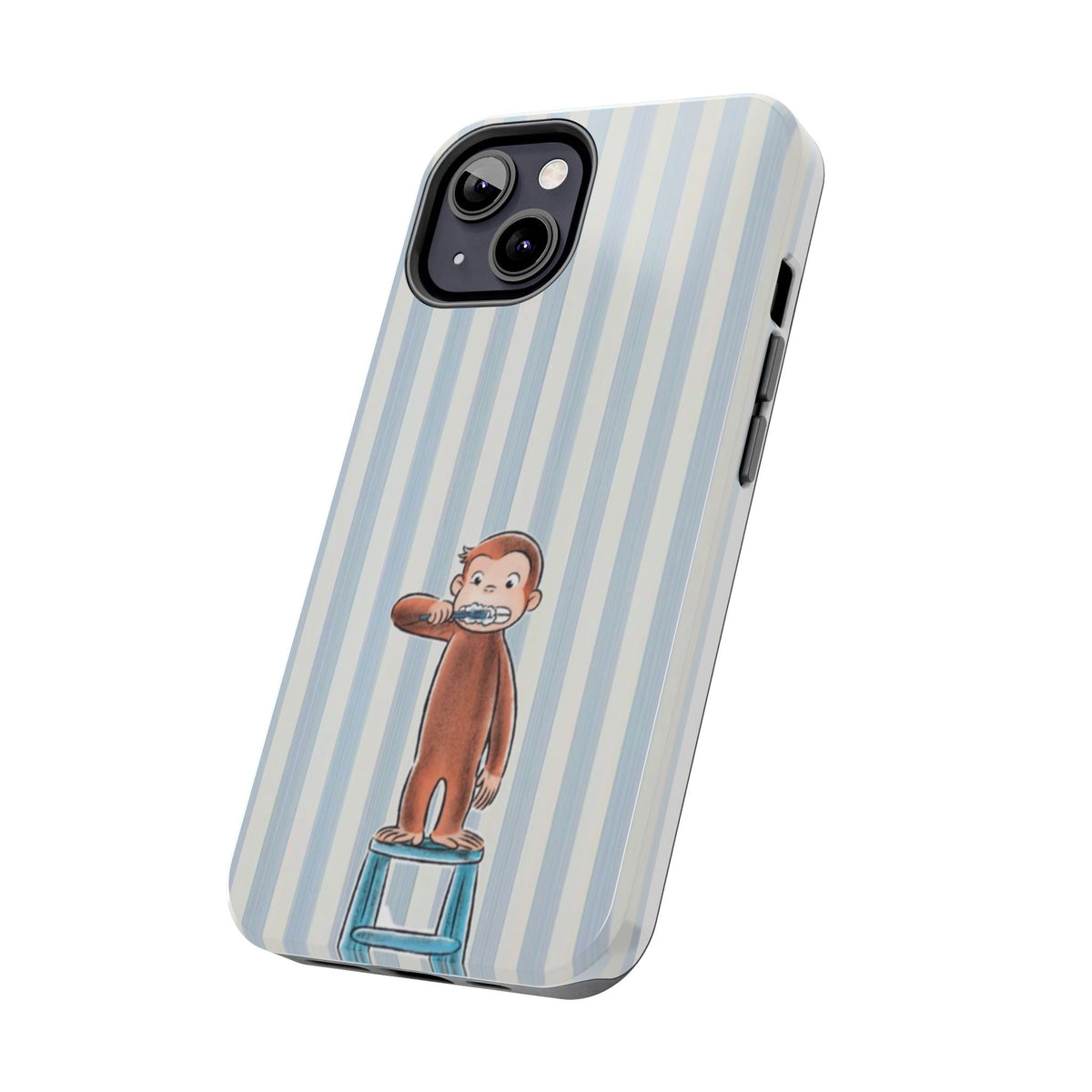 Curious George, Brushing Teeth — Monkey Brushing Tooth Tough Phone Case