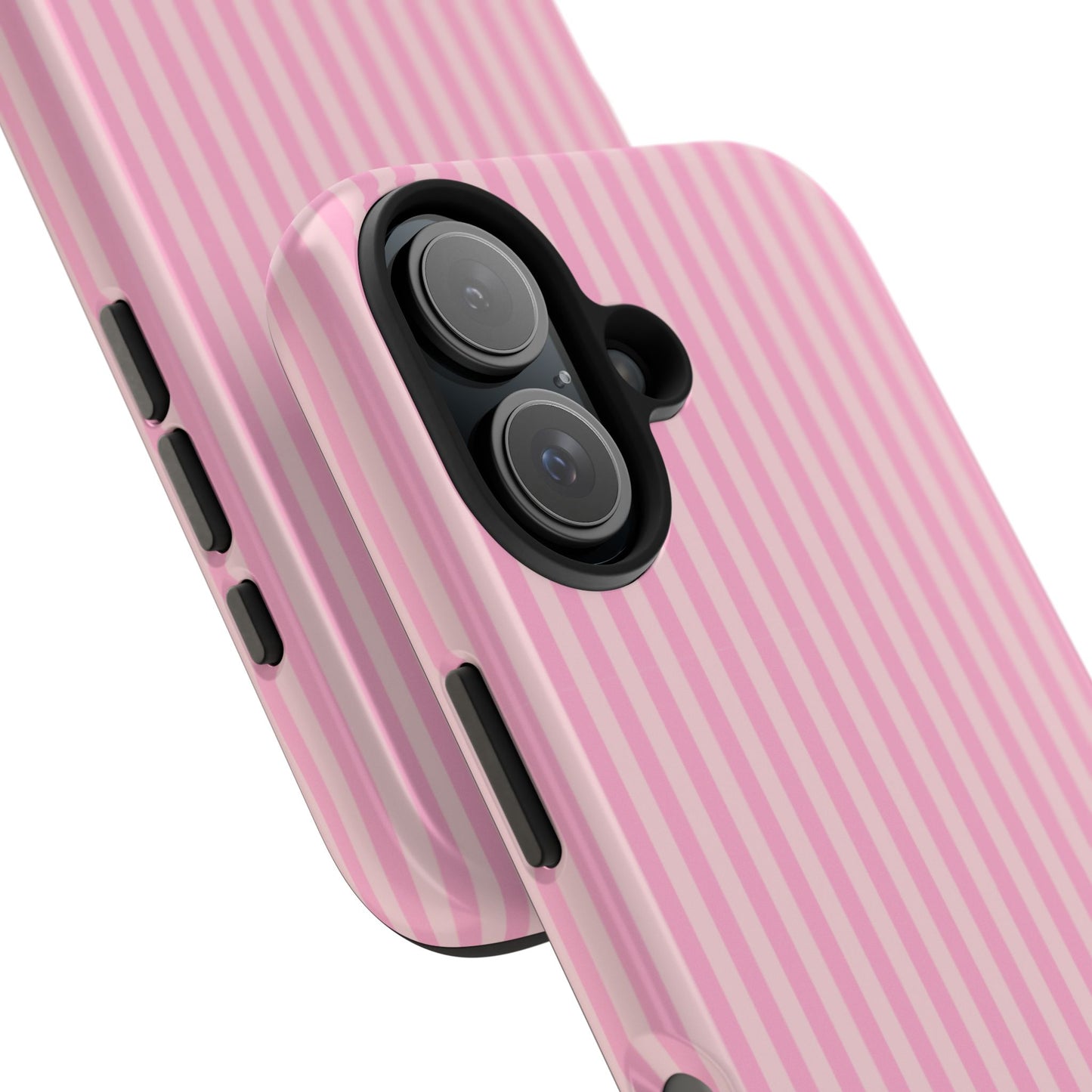Pretty In Pink  – Pink Vertical Stripe Tough Phone Case
