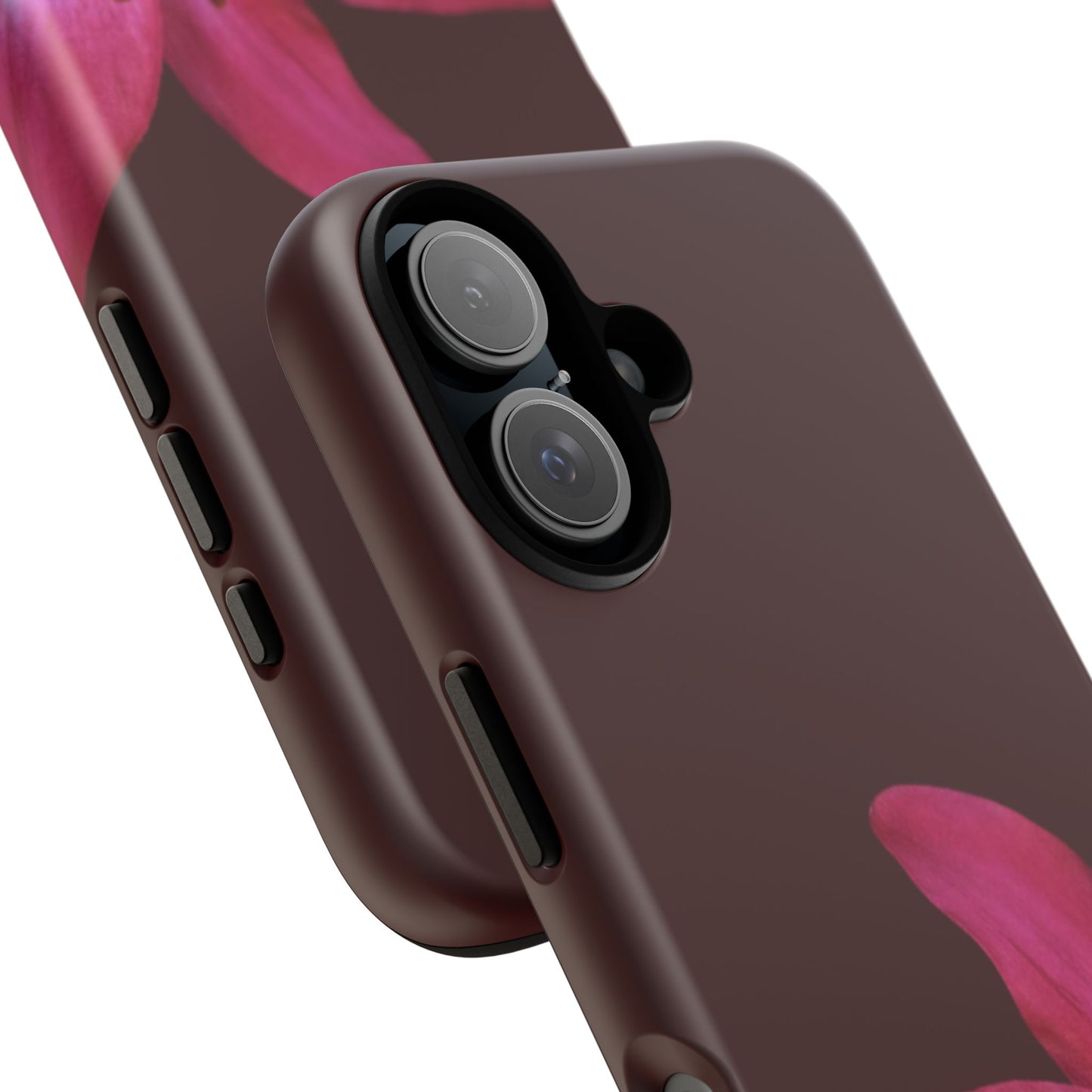 Burgundy Lily Floral – Phone Case Tough Case