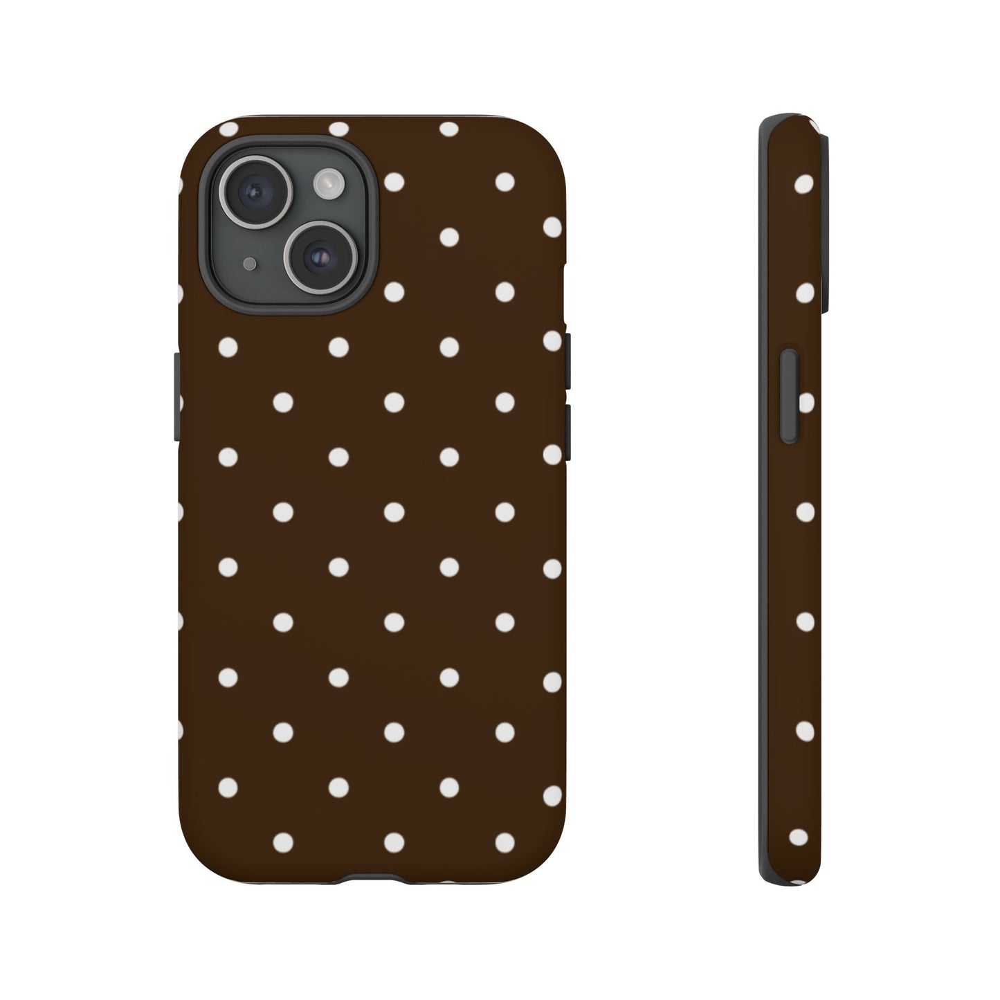 Cacao Polka Dot  — Phone Case Tough Case