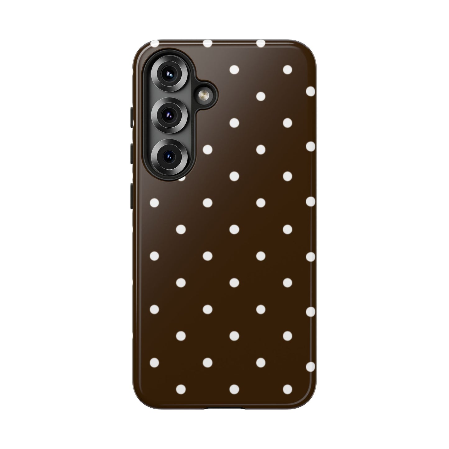Cacao Polka Dot  — Phone Case Tough Case