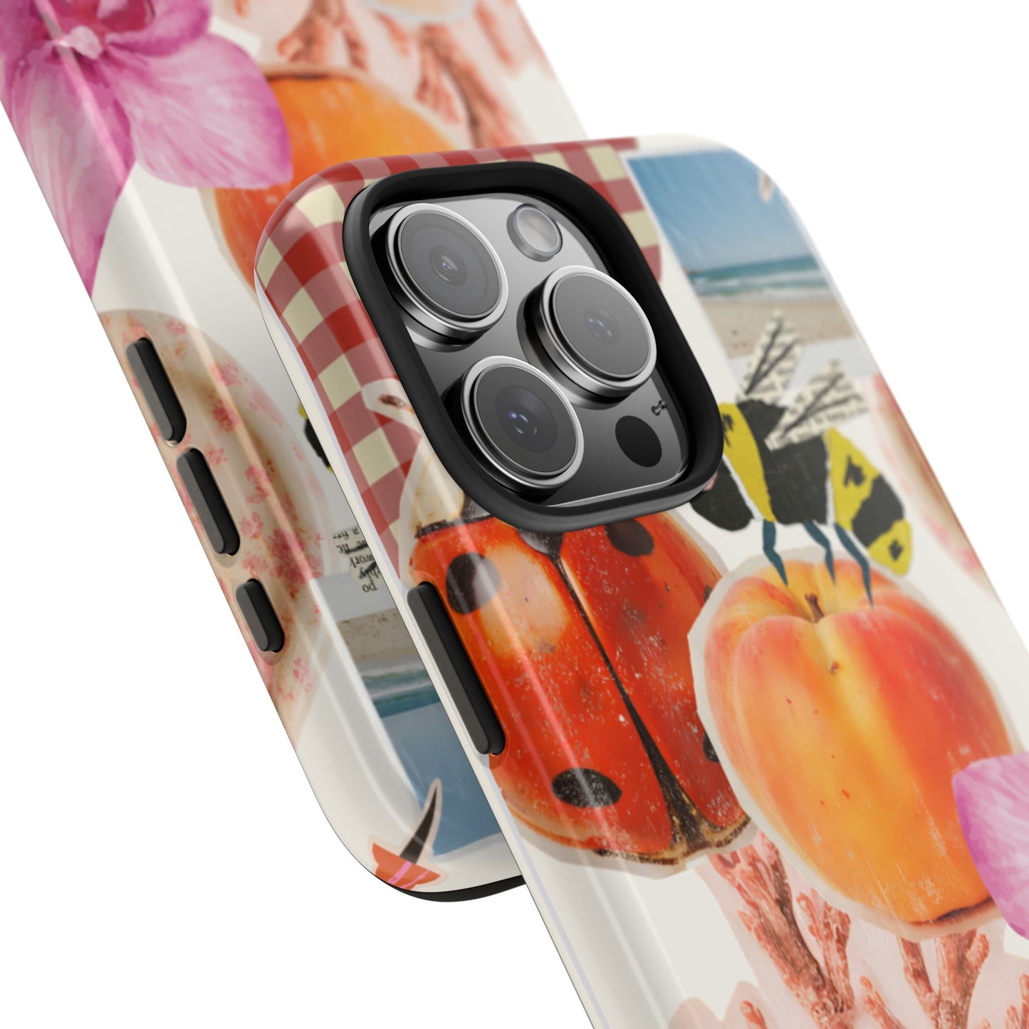 The farmers Market — Floral Fruit Collage Tough Phone Case