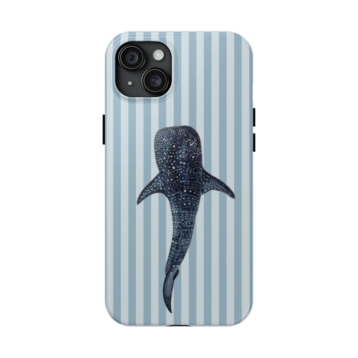 Deep Sea  — Blue Striped Tough Protective Cover