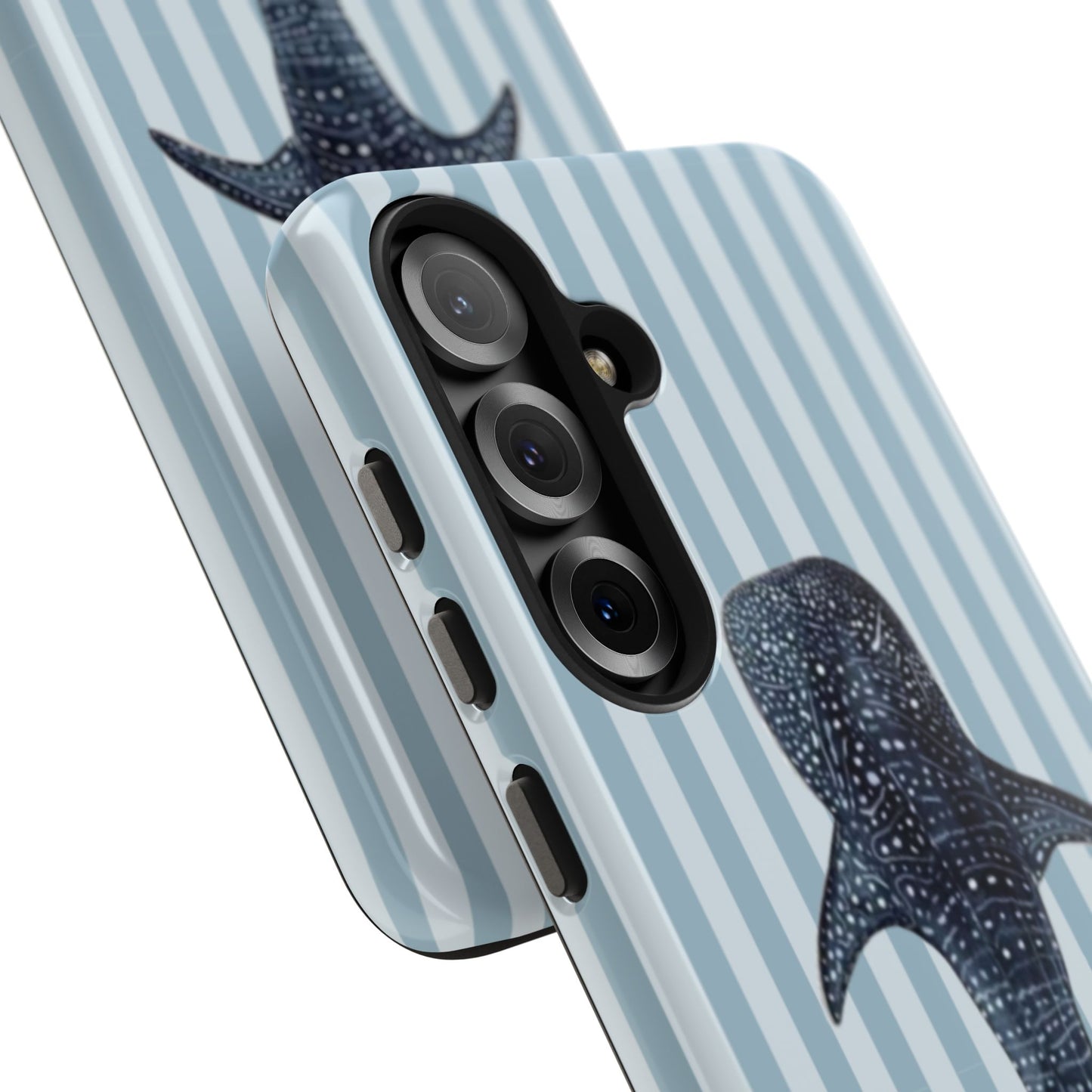 Deep Sea  — Blue Striped Tough Protective Cover