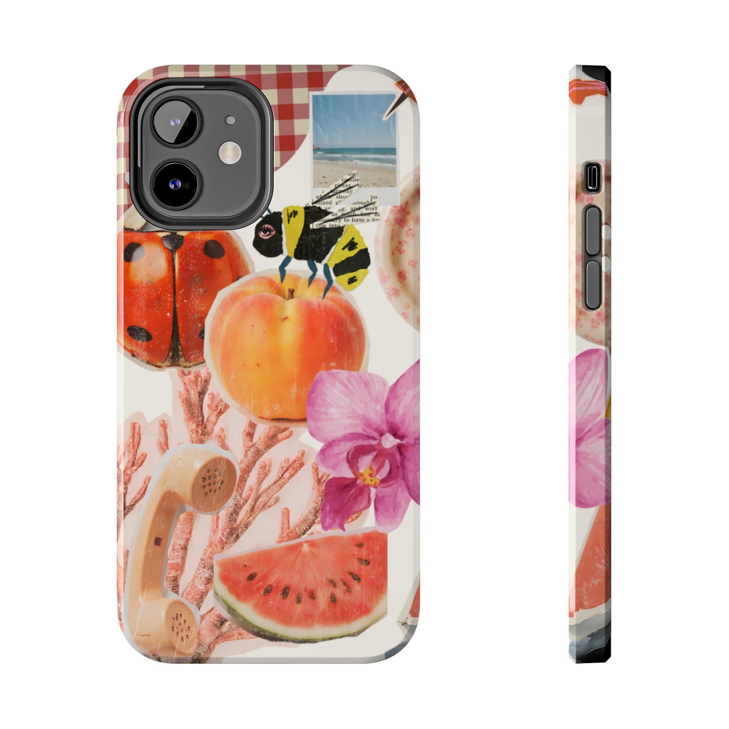 The farmers Market — Floral Fruit Collage Tough Phone Case