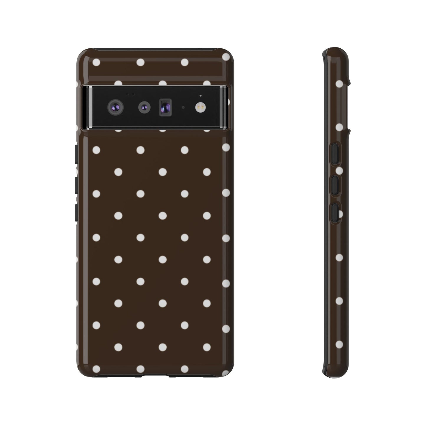 Cacao Polka Dot  — Phone Case Tough Case