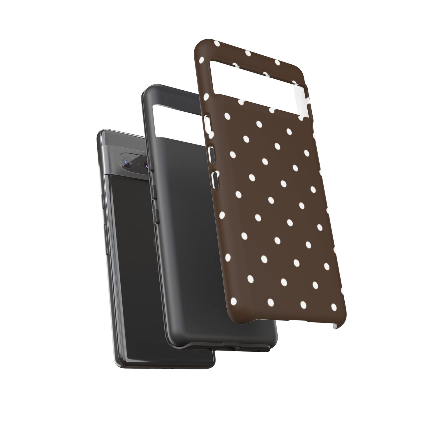 Cacao Polka Dot  — Phone Case Tough Case