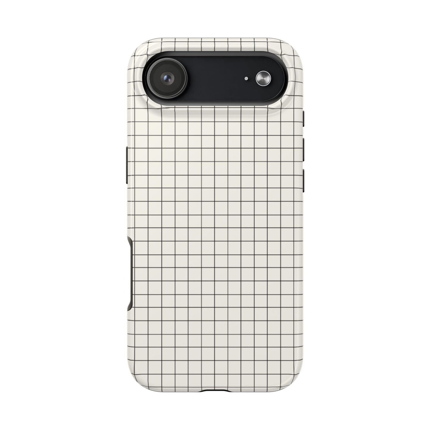 The Architect |Tough Phone Case Minimal Graph Paper Design