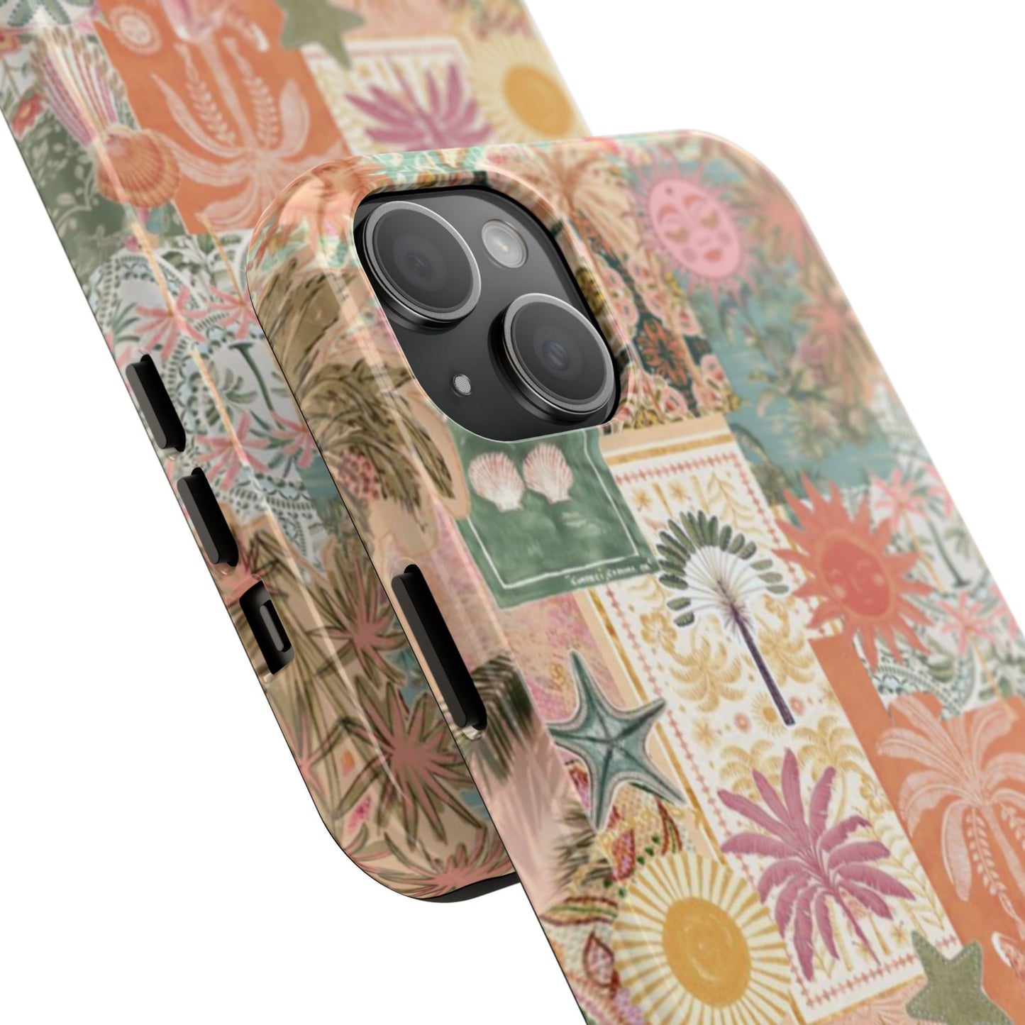 Girls Just Wanna Have Fun! — Tough Phone Case  Retro Tropical Collage iPhone Case