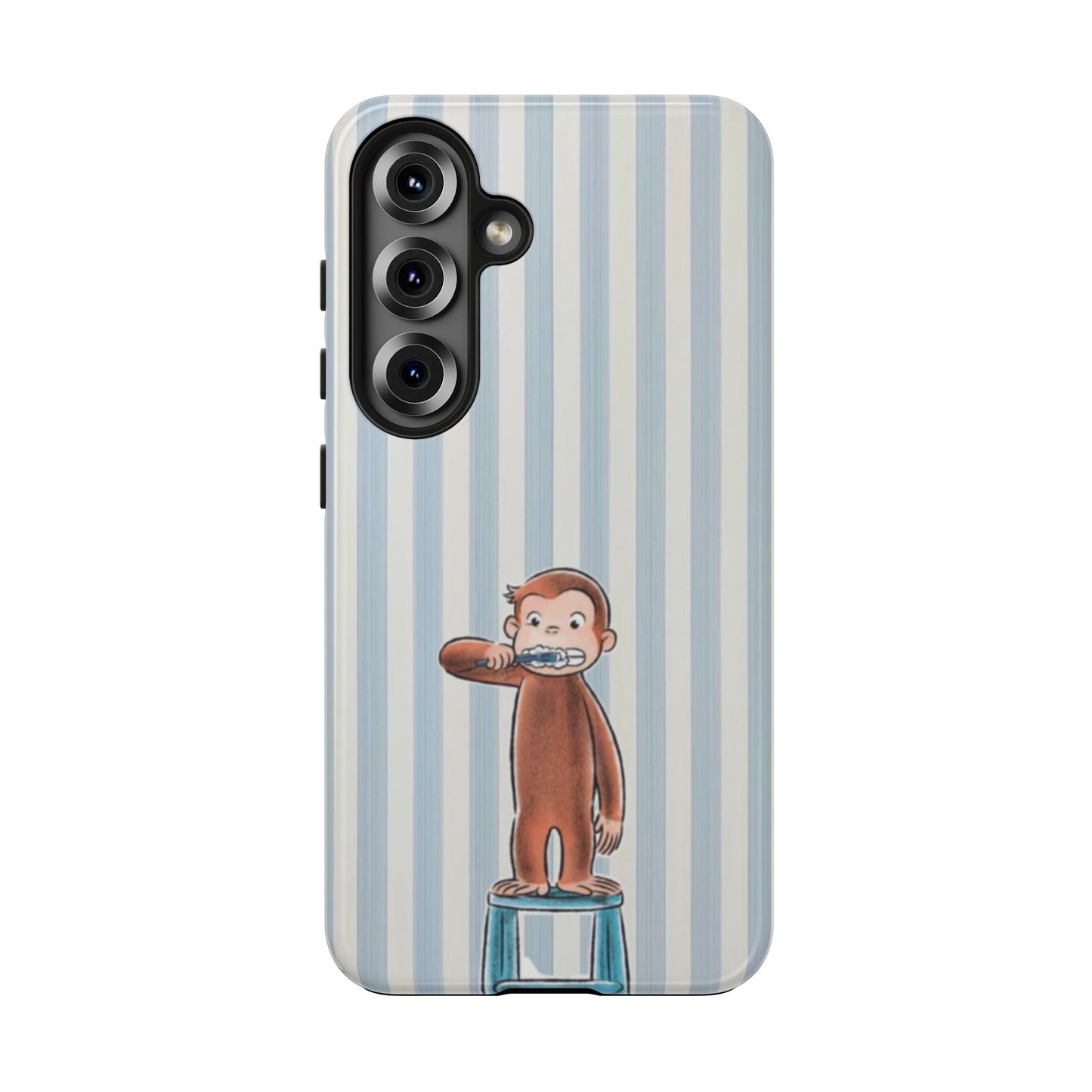 Curious George, Brushing Teeth — Monkey Brushing Tooth Tough Phone Case