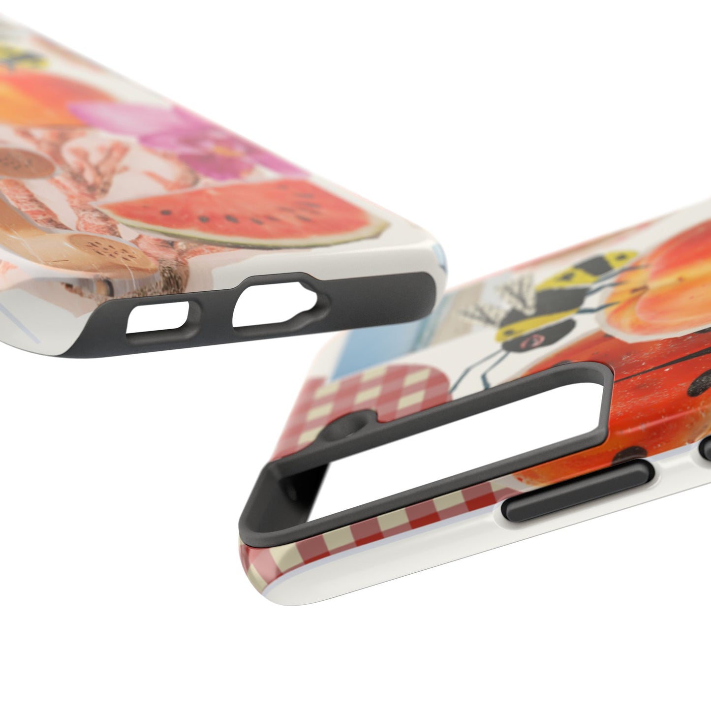 The farmers Market — Floral Fruit Collage Tough Phone Case